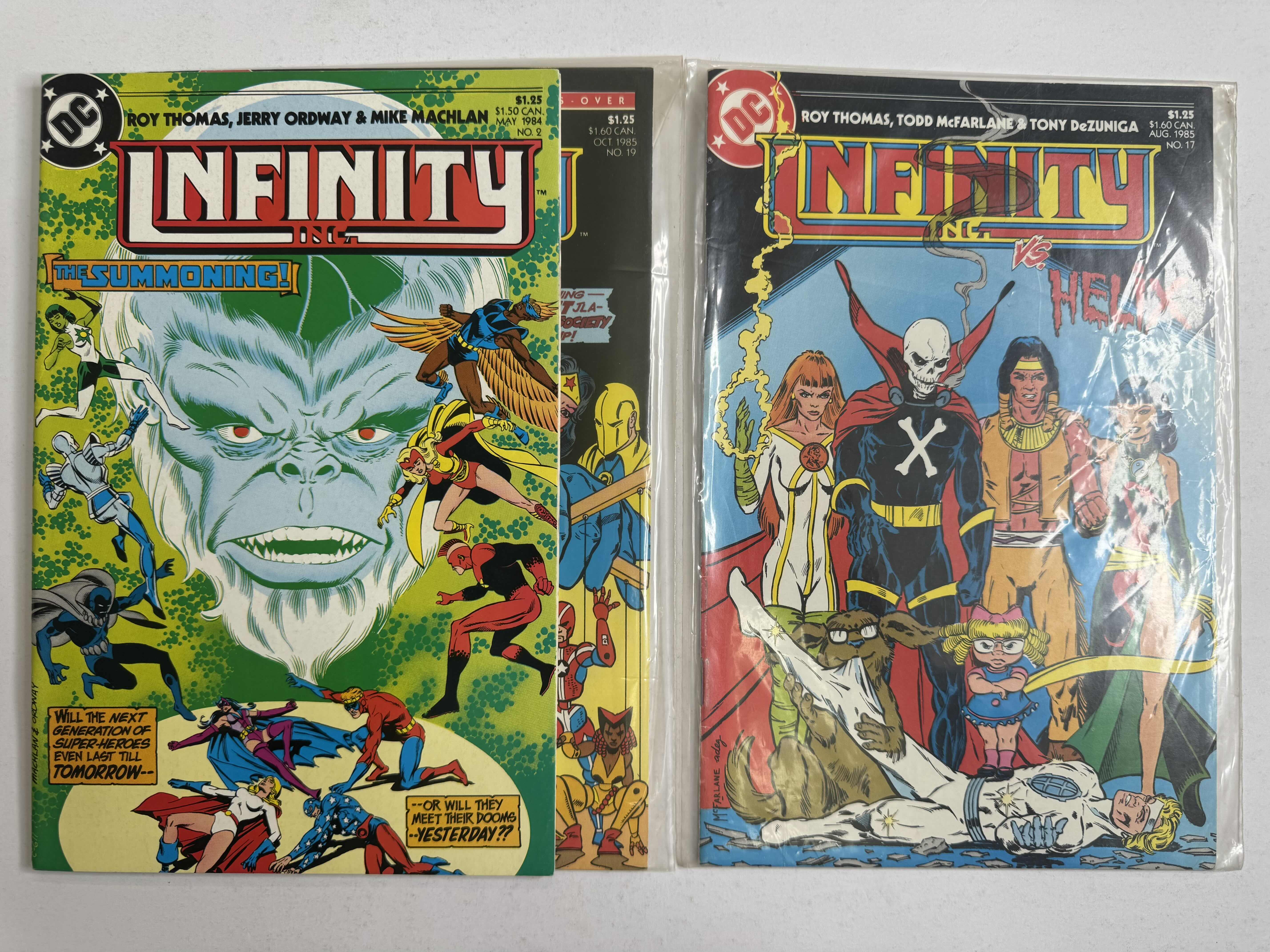 Photo 1 of 6- VINTAGE DC INFINITY INC. COMIC BOOKS
