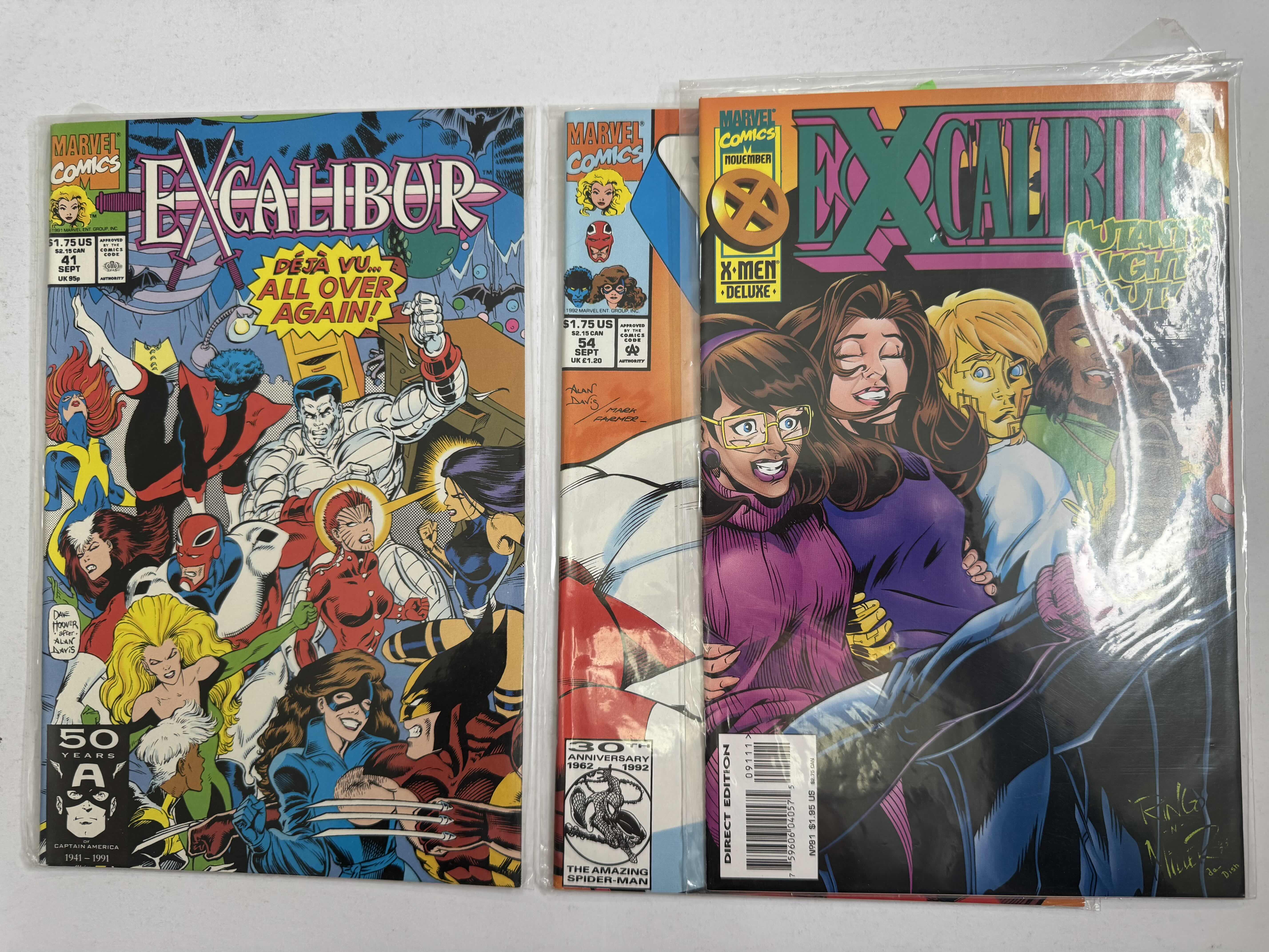 Photo 1 of 6- VINTAGE MARVEL EXCALIBUR COMIC BOOKS