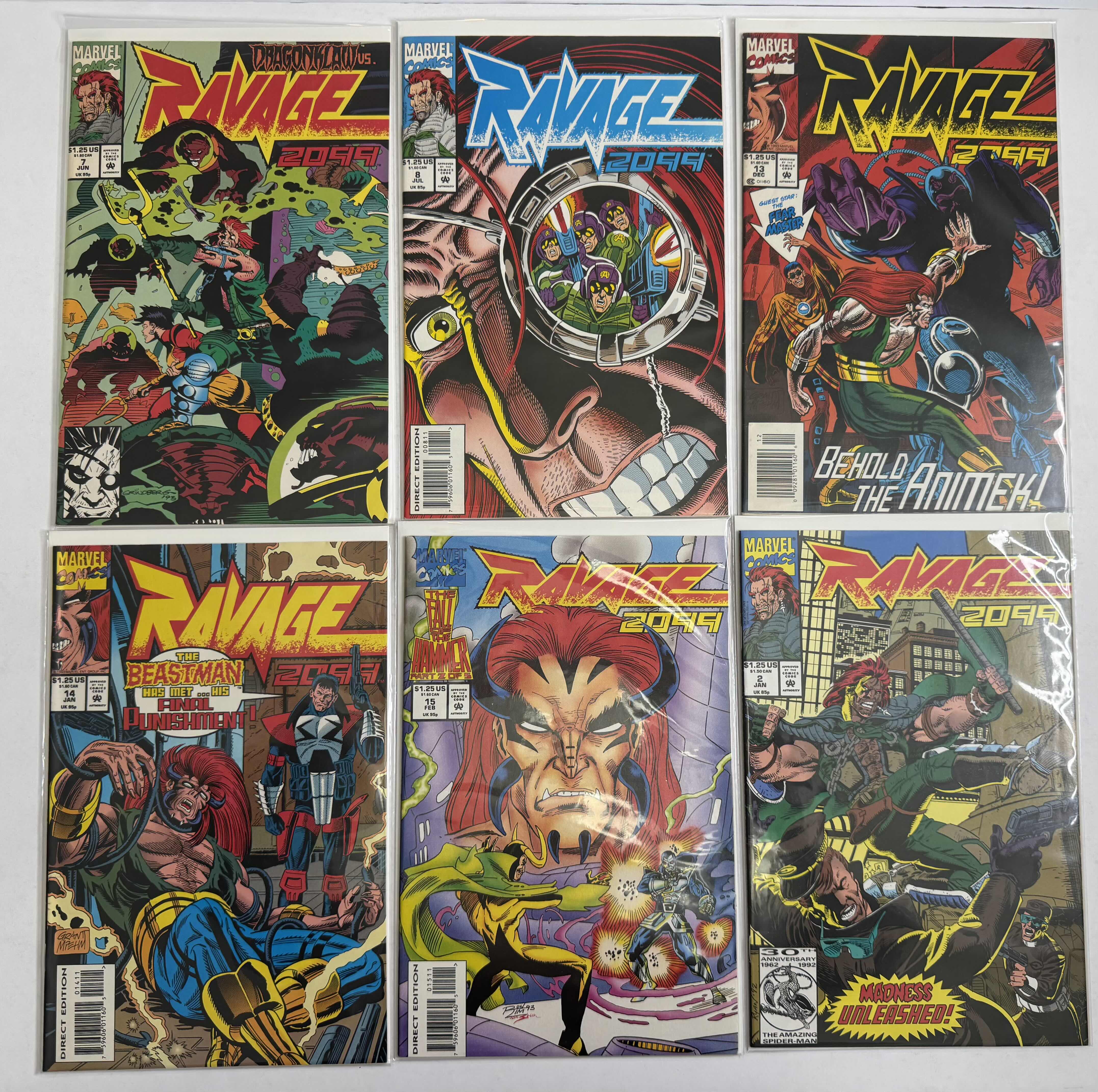 Photo 1 of 6- VINTAGE MARVEL RAVAGE 2099 COMIC BOOKS
