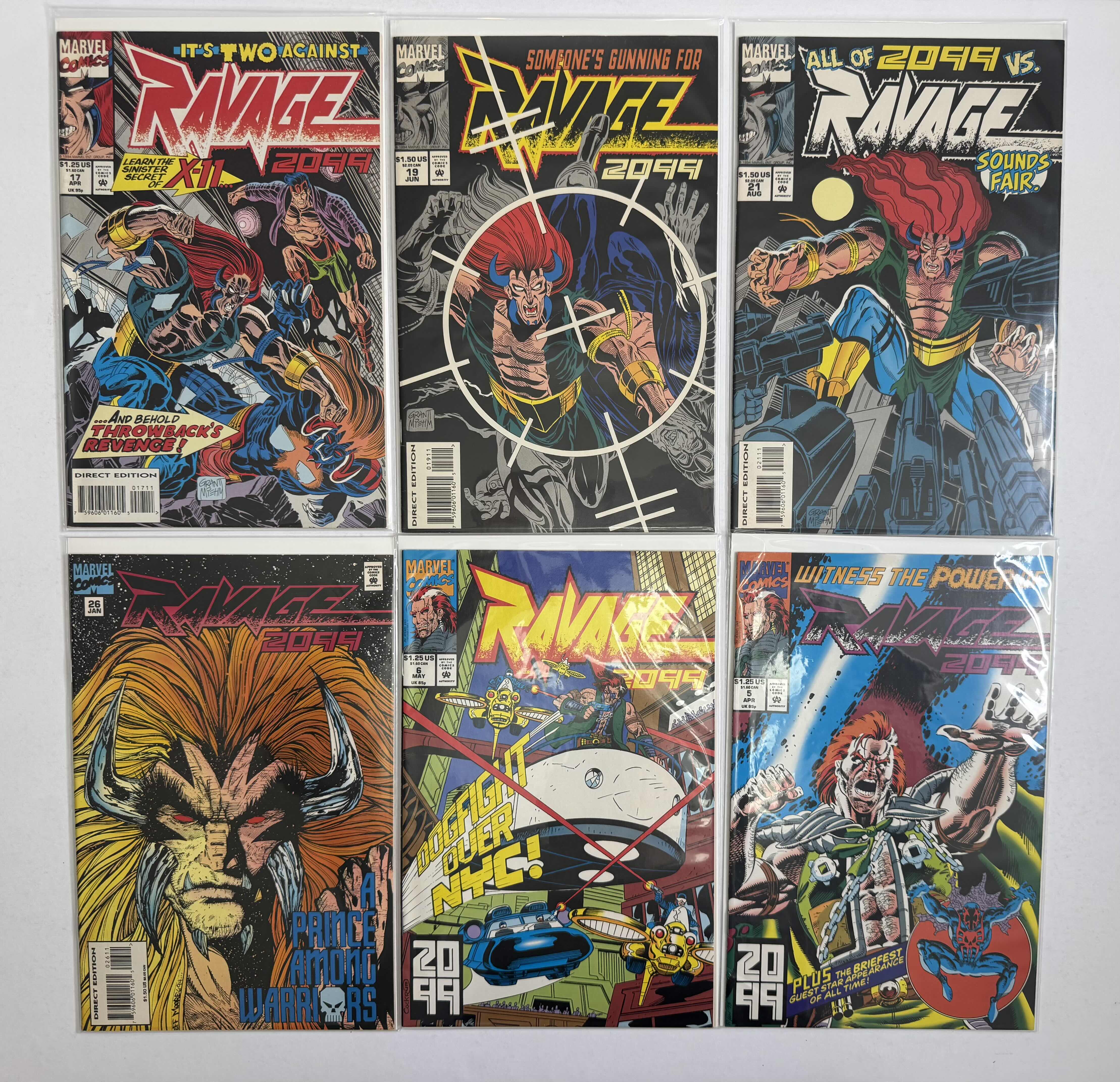 Photo 1 of 6- VINTAGE MARVEL RAVAGE 2099 COMIC BOOKS