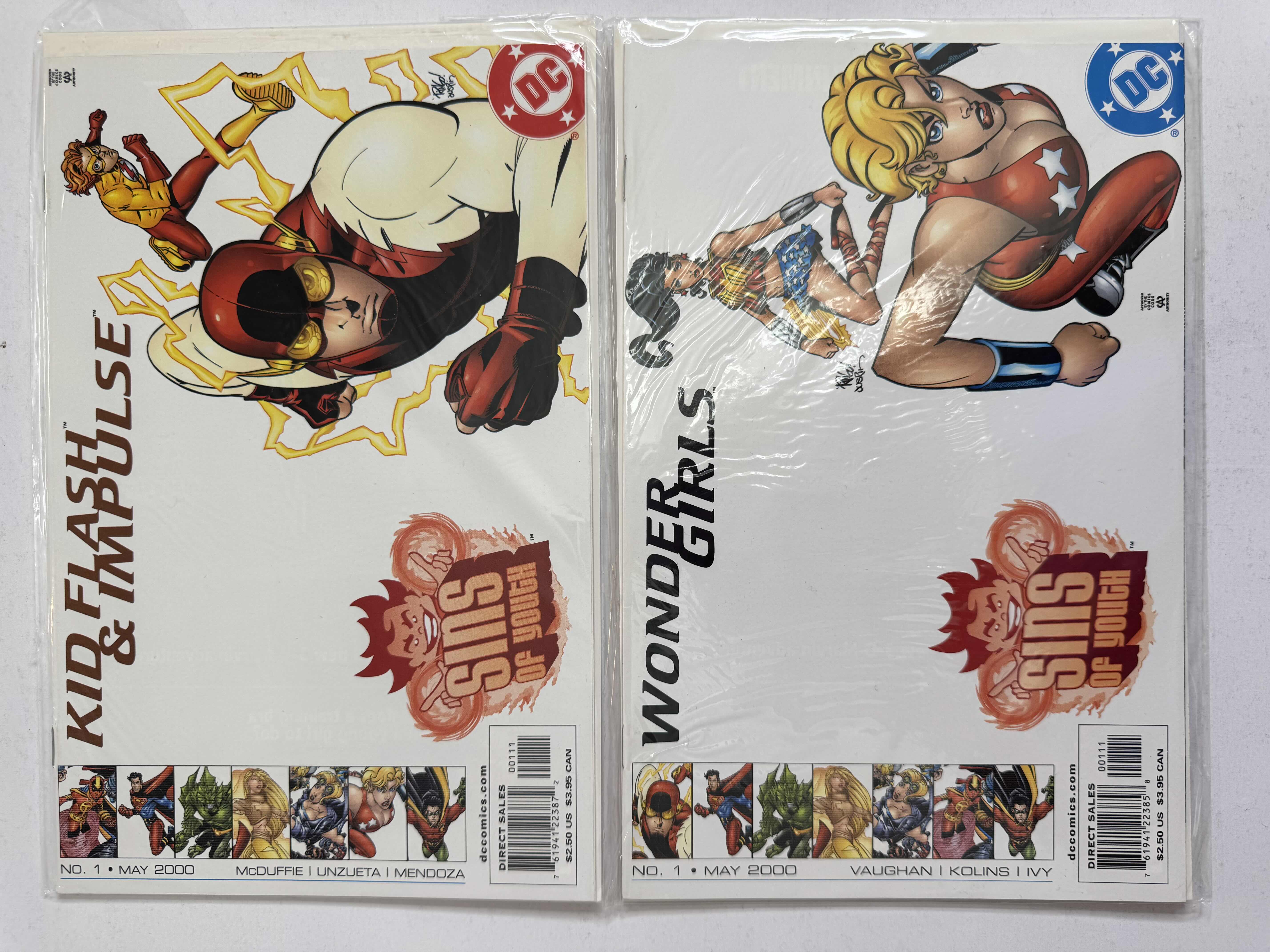 Photo 1 of 7- VINTAGE DC SINS OF YOUTH COMIC BOOKS