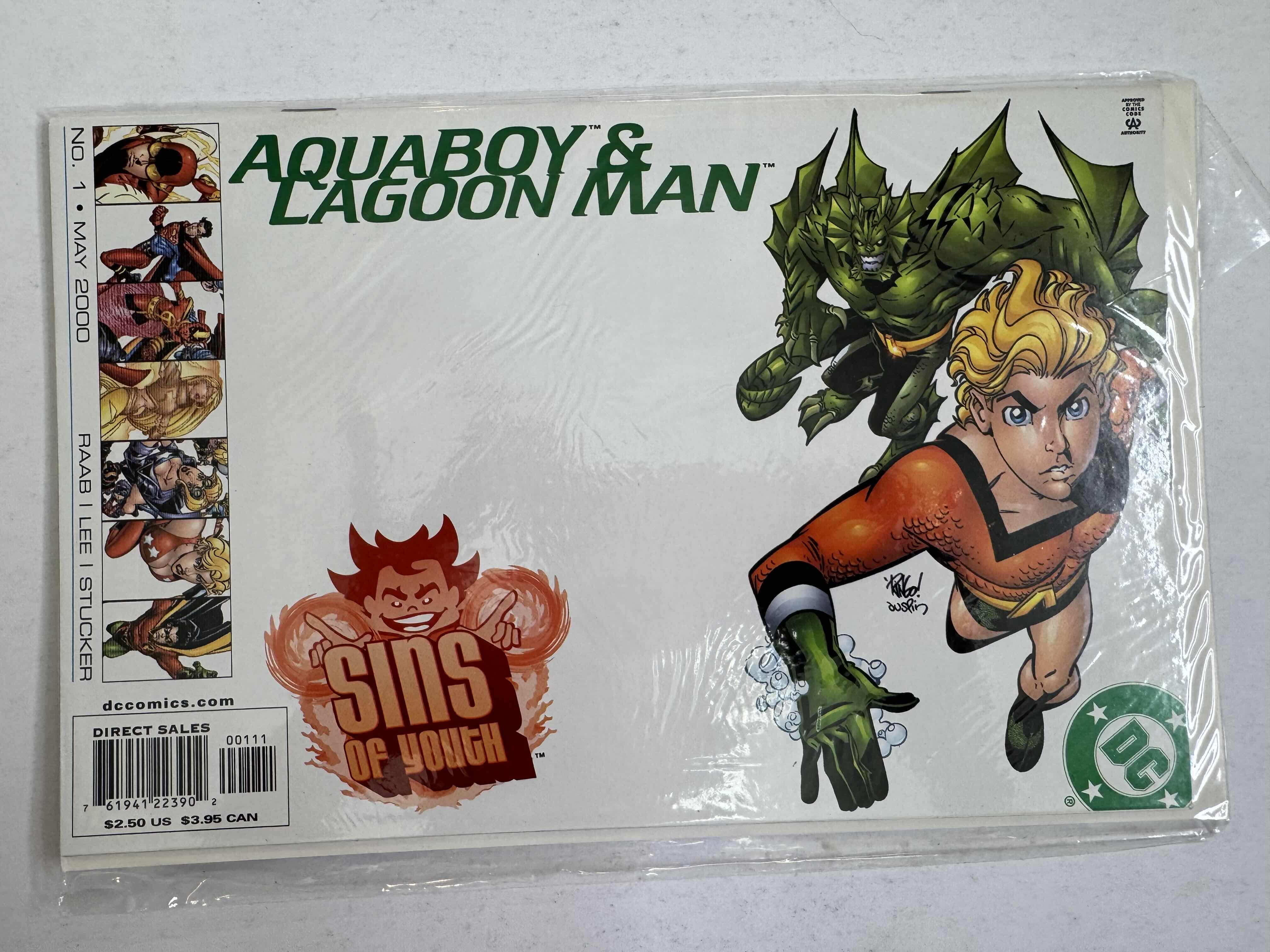 Photo 1 of 7- VINTAGE DC SINS OF YOUTH COMIC BOOKS