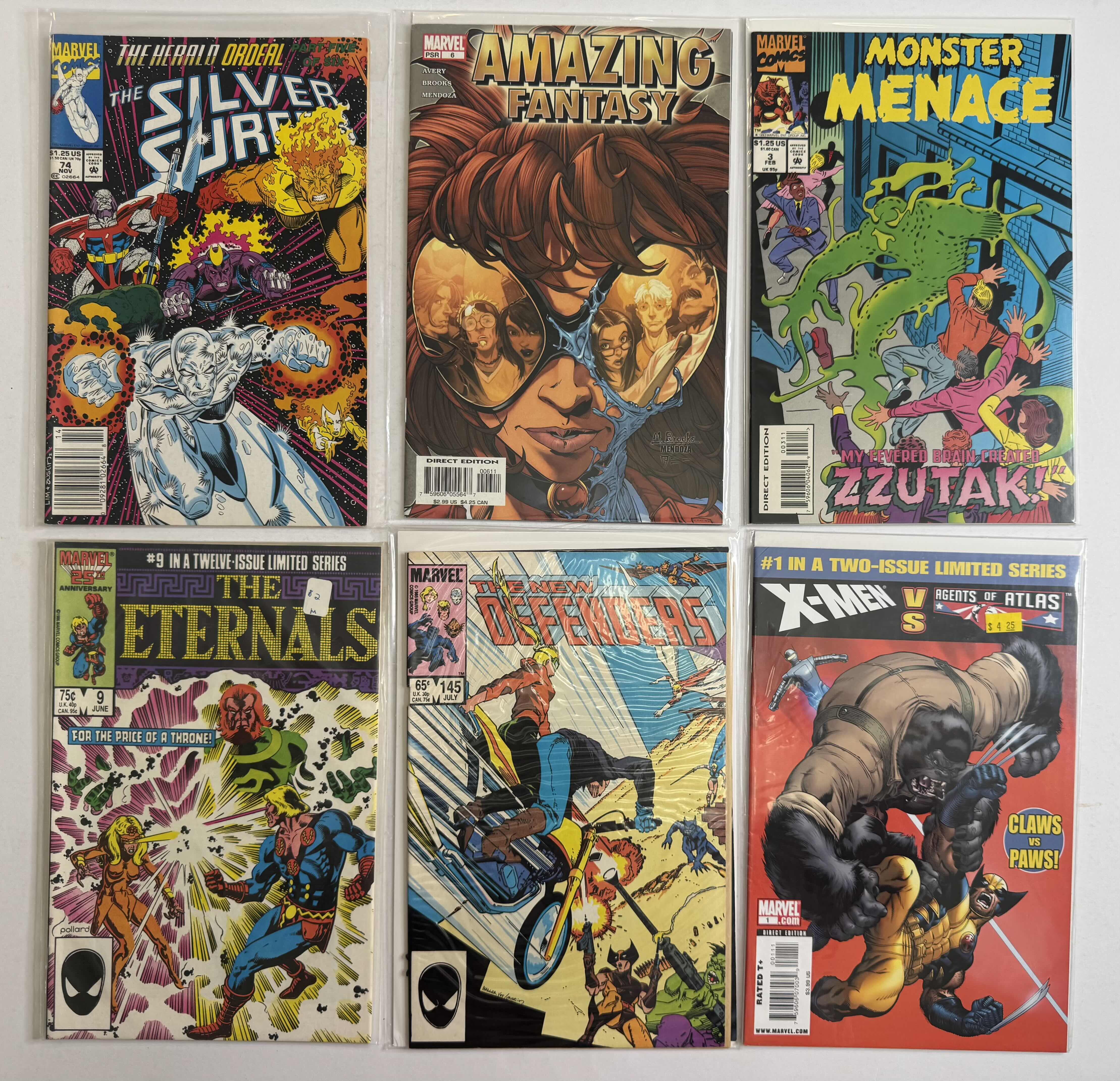 Photo 1 of 6- VINTAGE MARVEL COMIC BOOKS