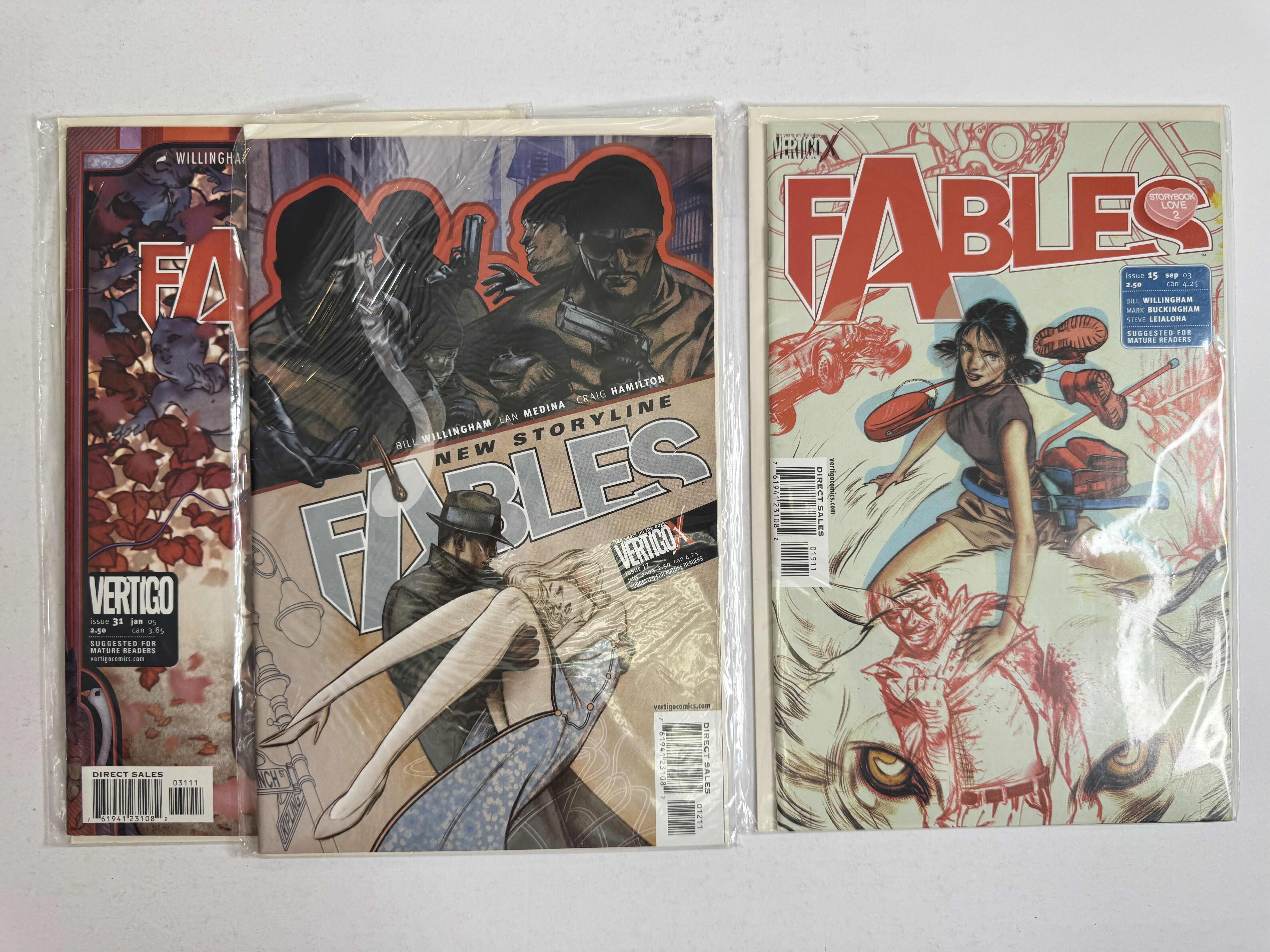 Photo 1 of 6- VINTAGE VERTIGO FABLES COMIC BOOKS