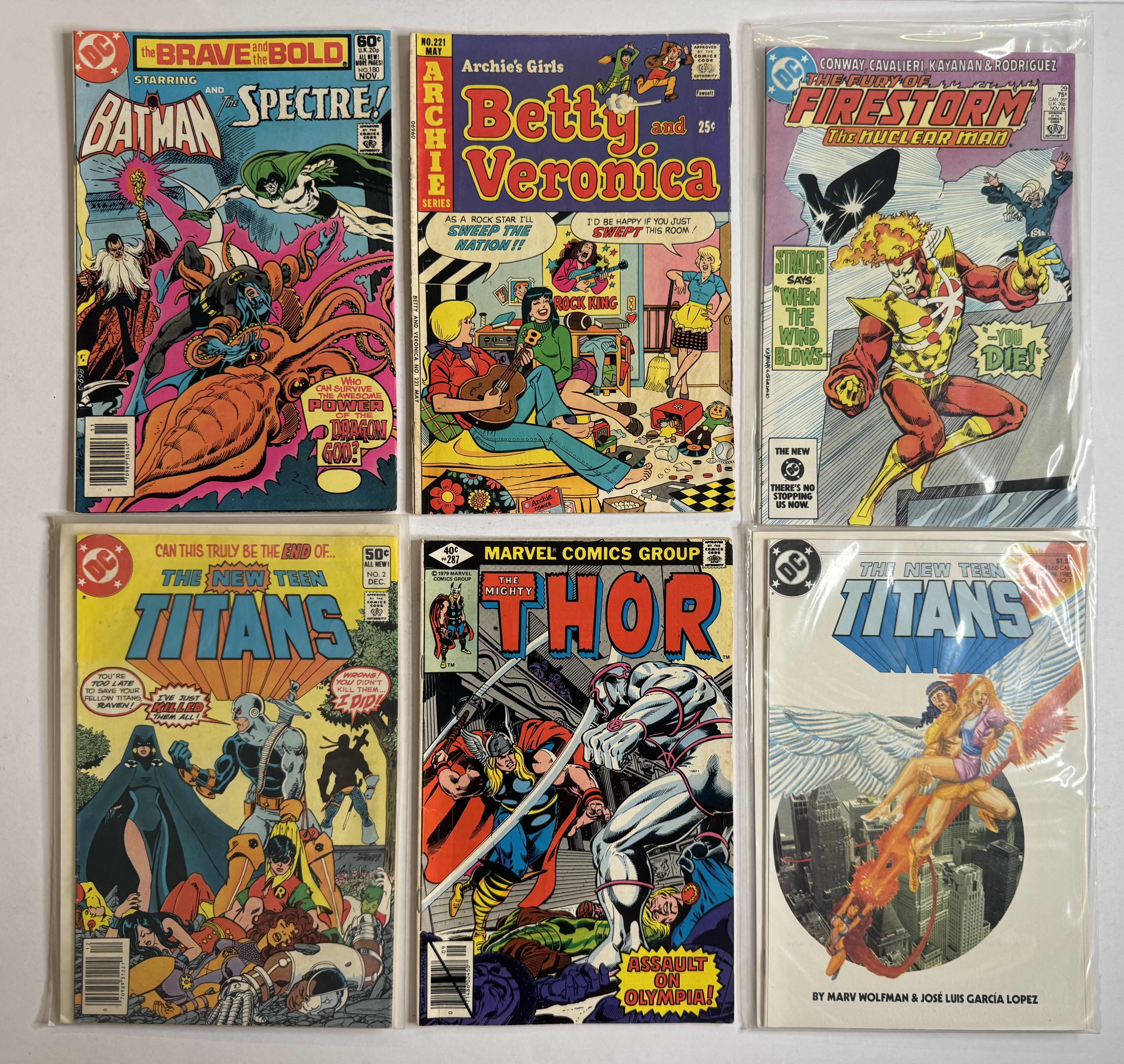 Photo 1 of 6- VINTAGE ASSORTED COMIC BOOKS