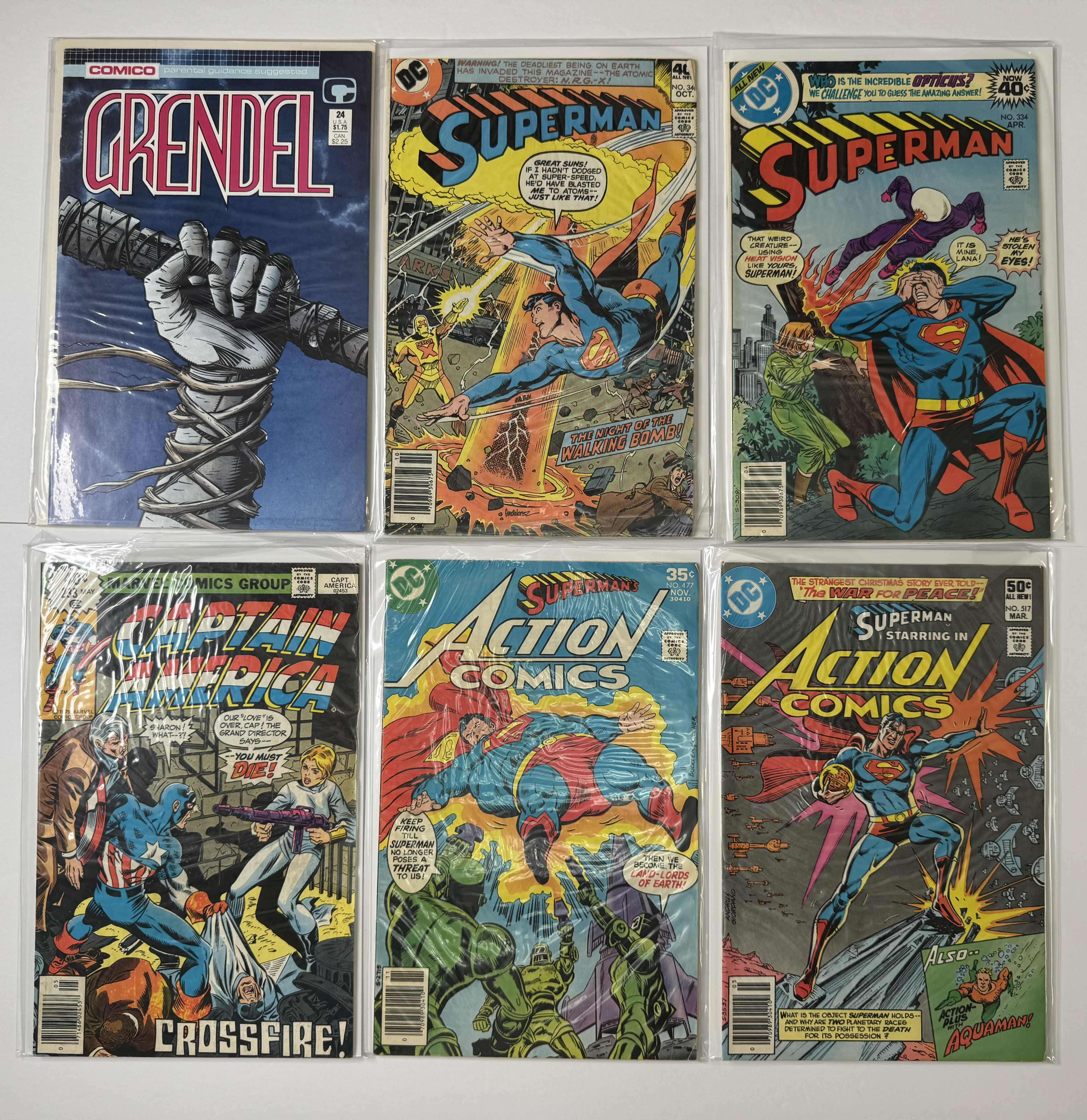 Photo 1 of 6- VINTAGE ASSORTED COMIC BOOKS