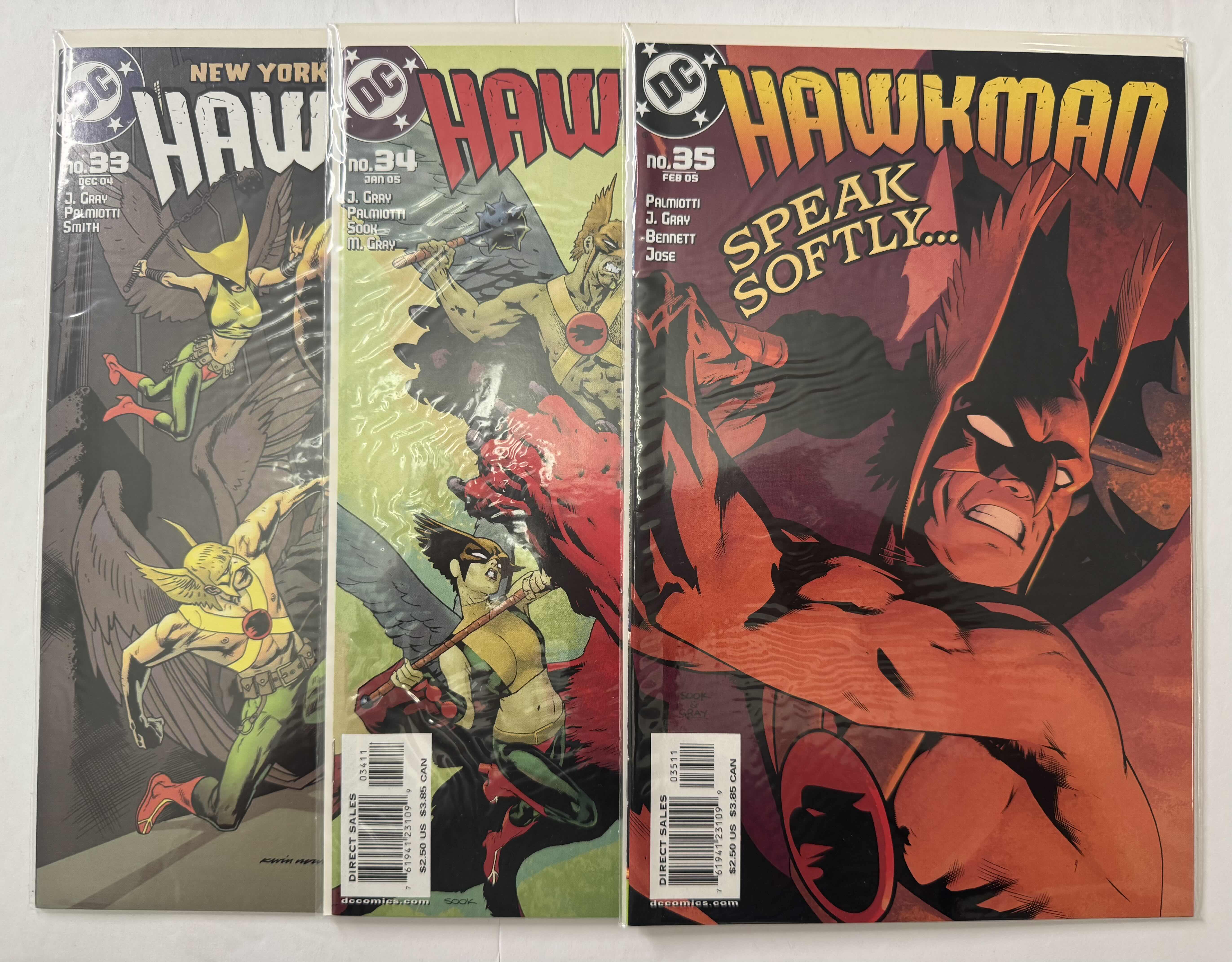 Photo 1 of 6- VINTAGE DC HAWKMAN COMIC BOOKS