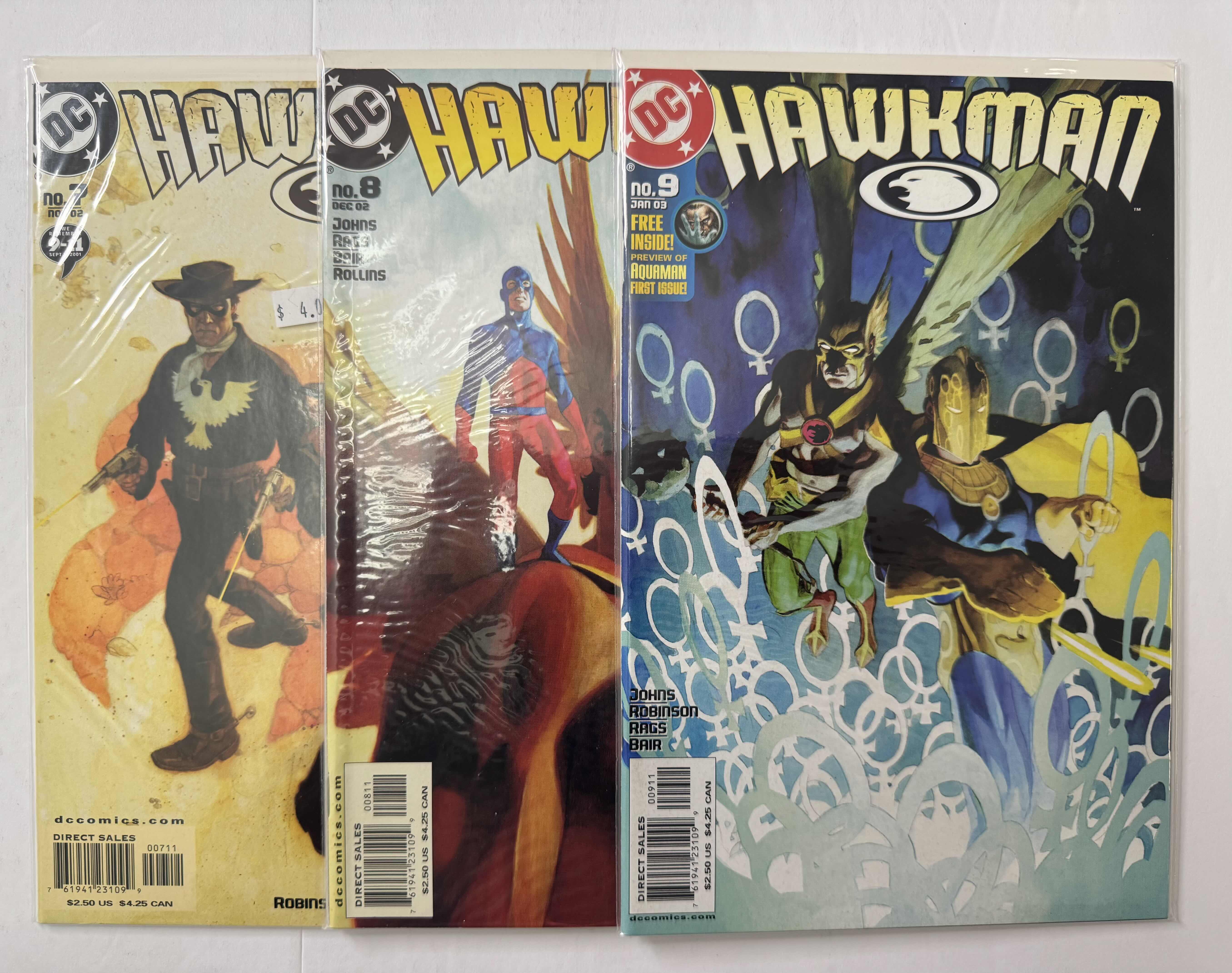 Photo 1 of 6- VINTAGE DC HAWKMAN COMIC BOOKS