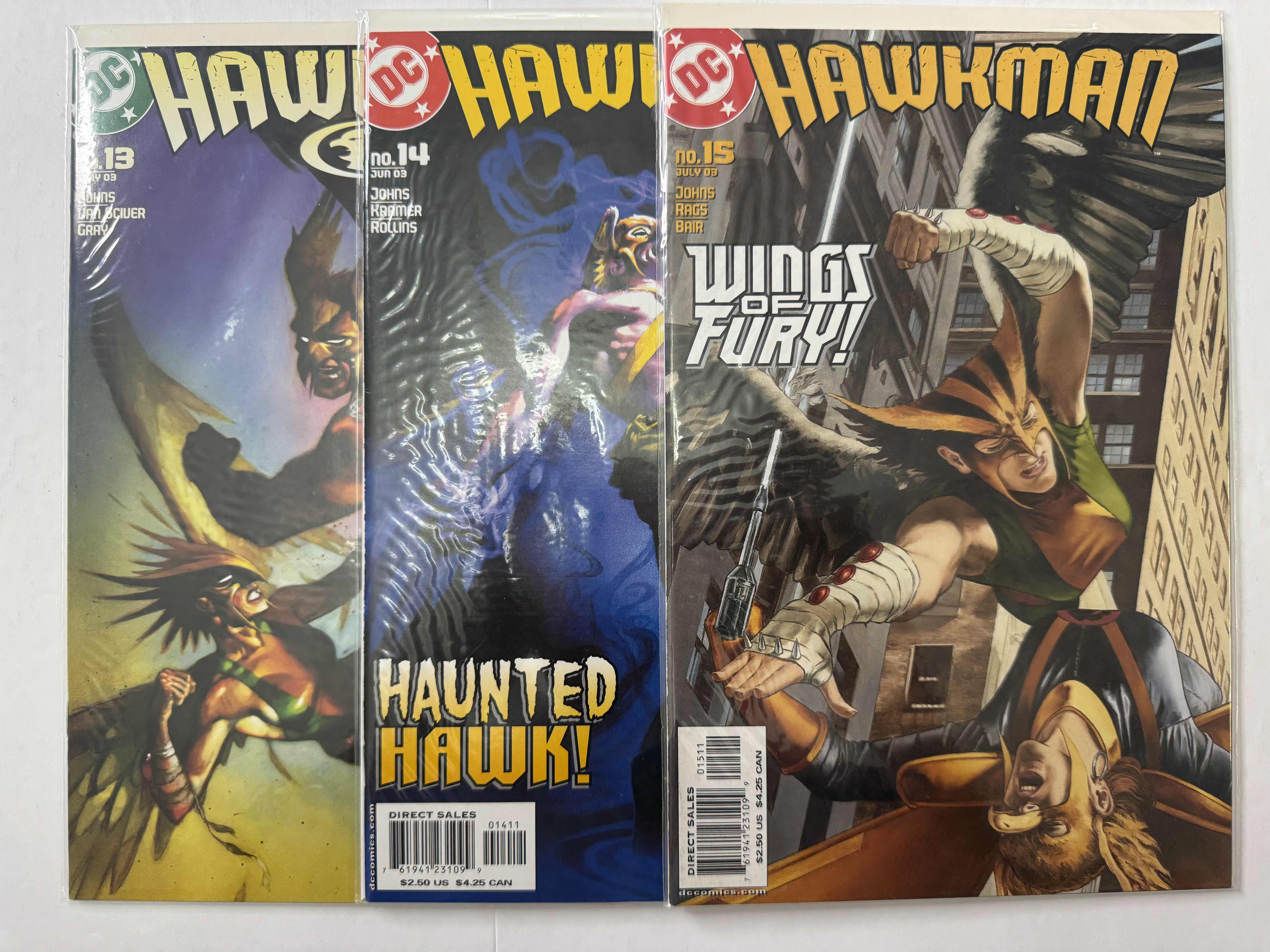 Photo 1 of 6- VINTAGE DC HAWKMAN COMIC BOOKS