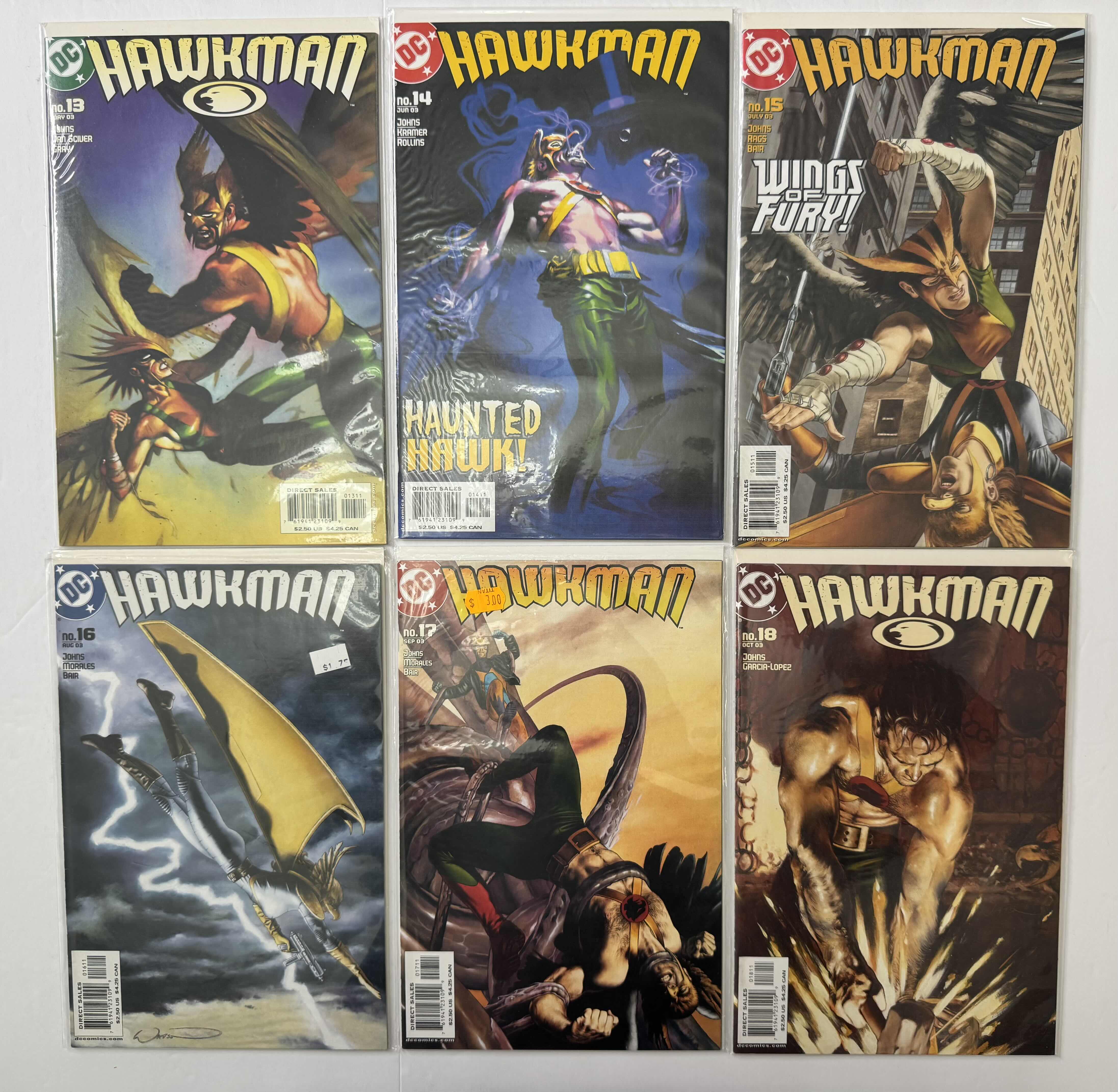 Photo 1 of 6- VINTAGE DC HAWKMAN COMIC BOOKS