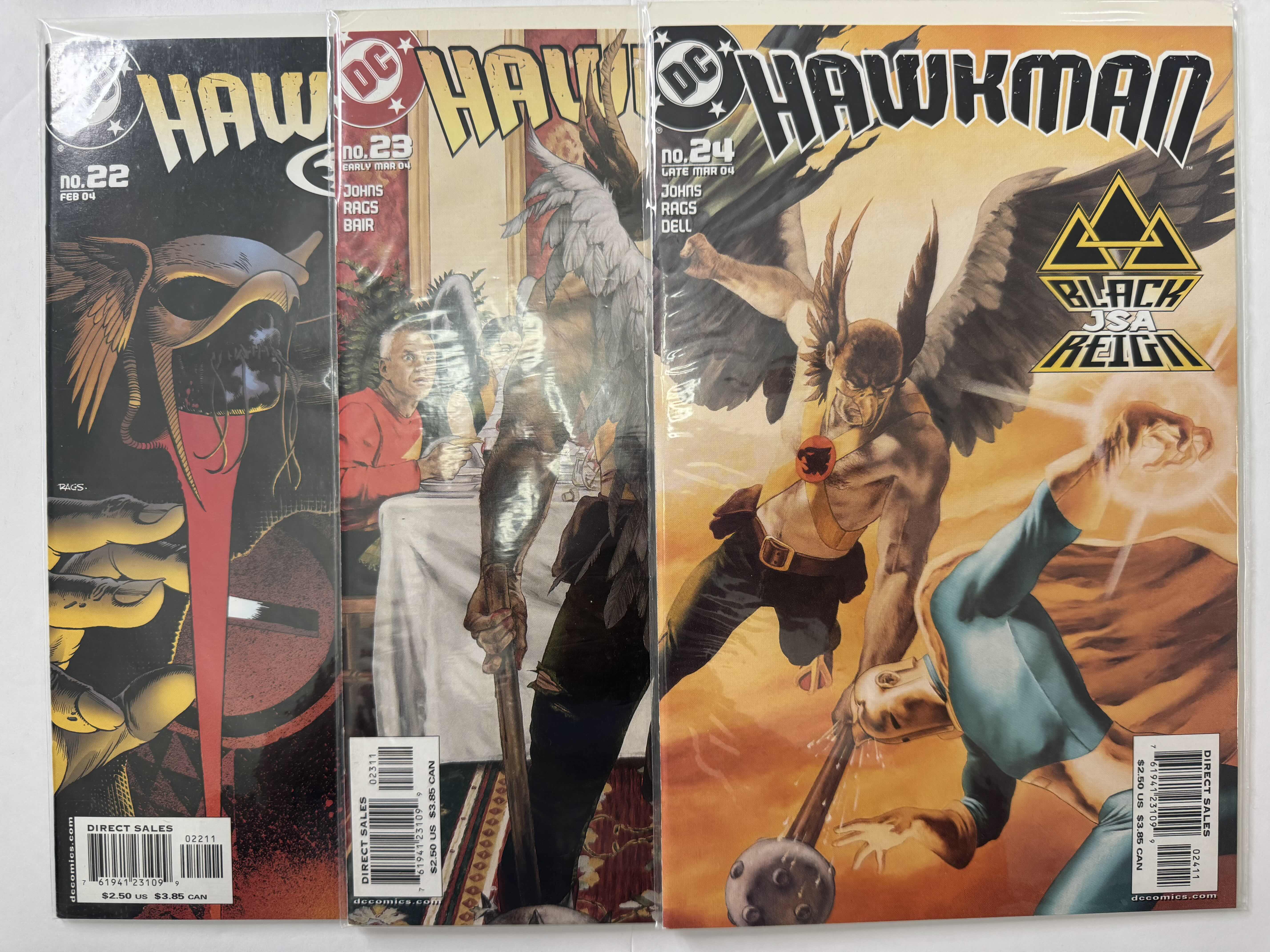 Photo 1 of 6- VINTAGE DC HAWKMAN COMIC BOOKS