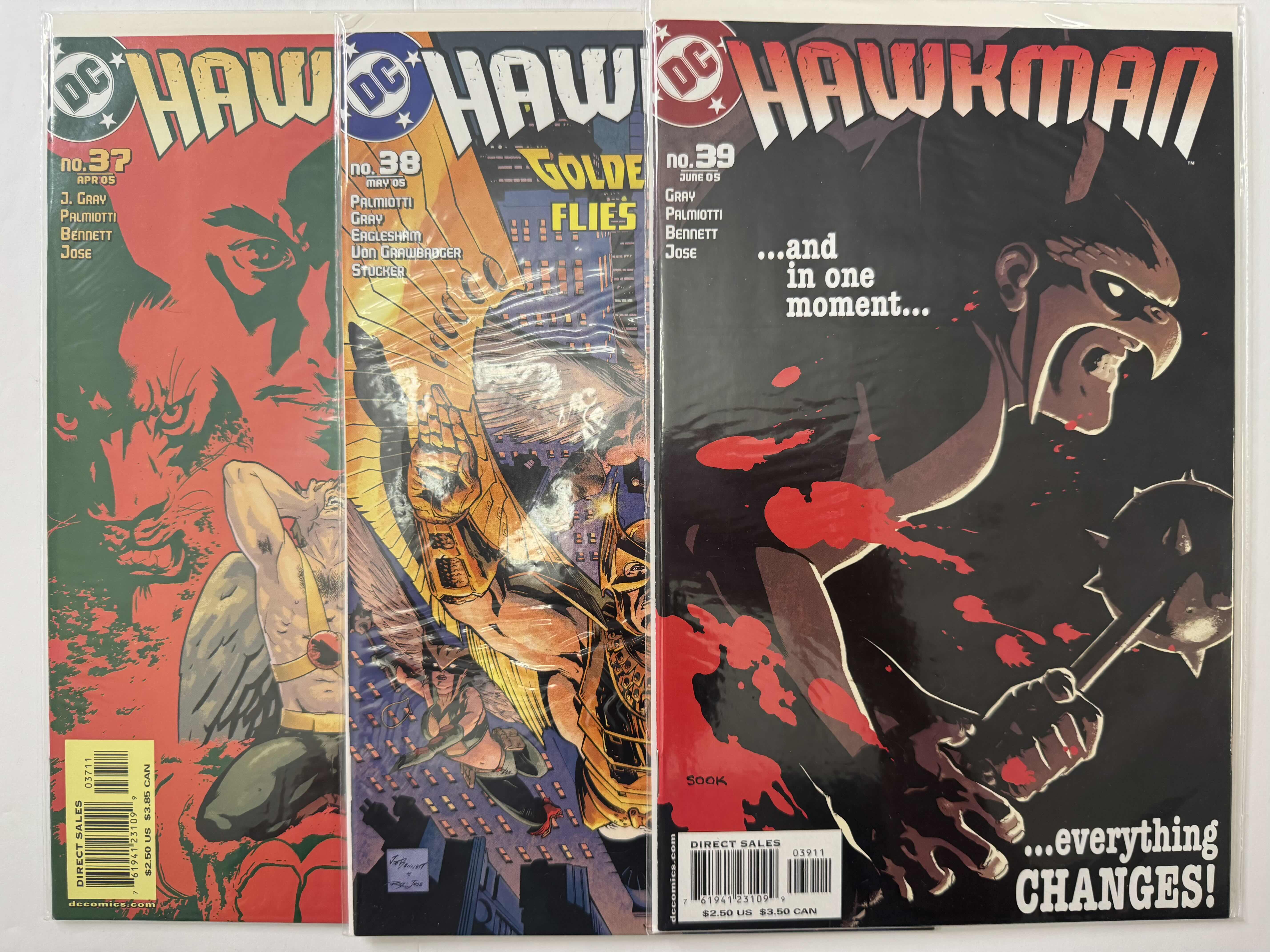 Photo 1 of 6- VINTAGE DC HAWKMAN COMIC BOOKS