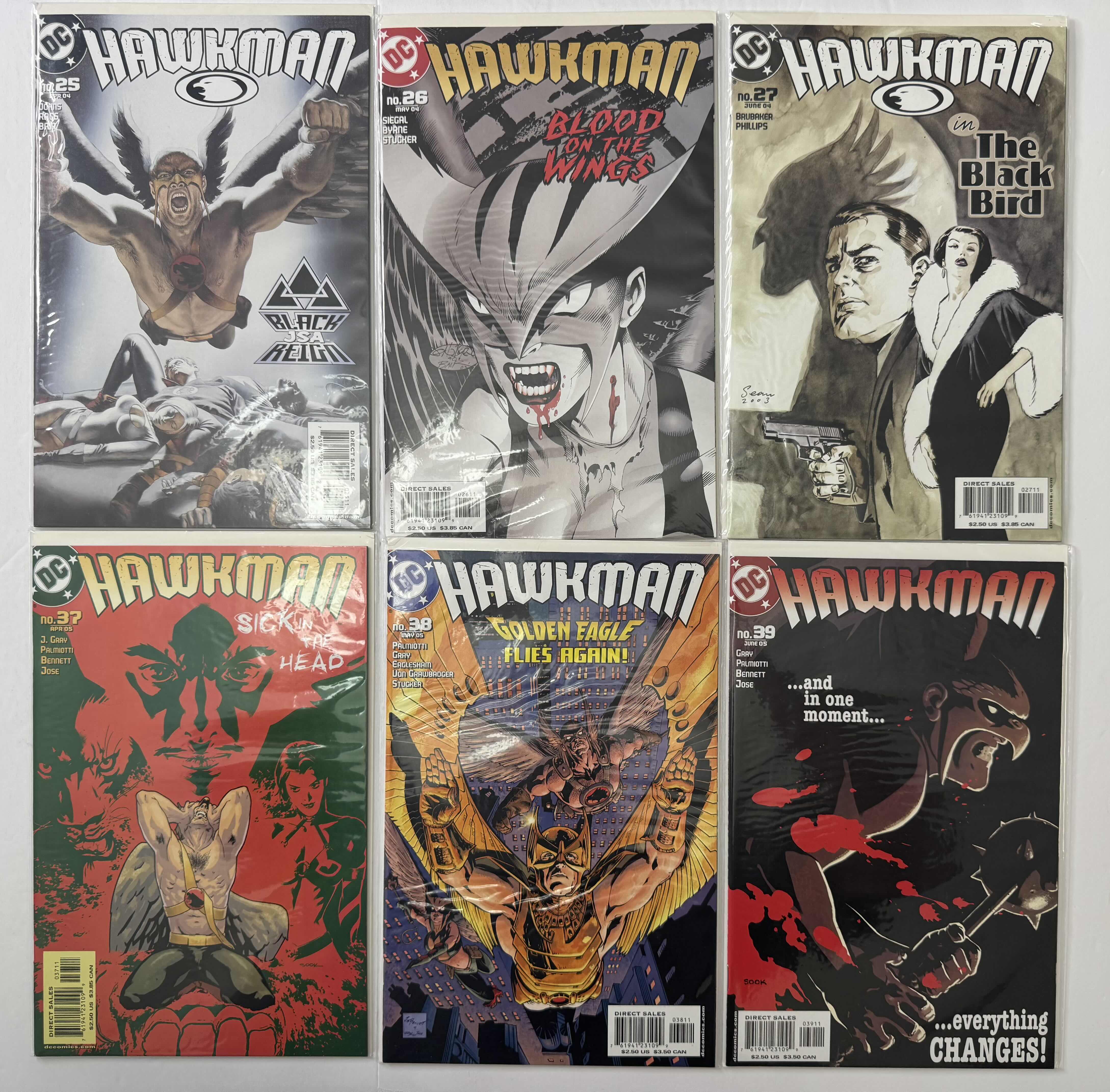 Photo 1 of 6- VINTAGE DC HAWKMAN COMIC BOOKS