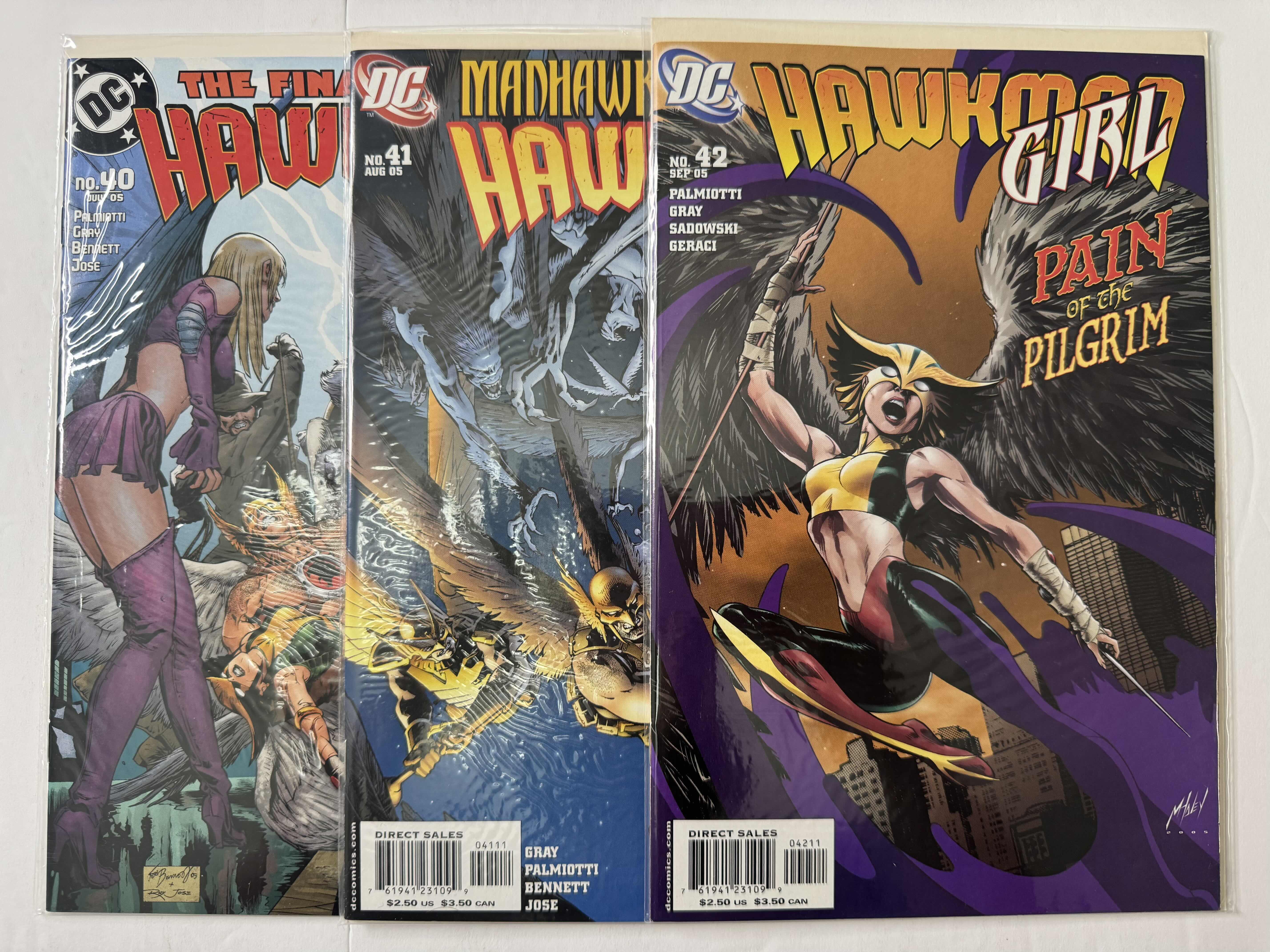 Photo 1 of 6- VINTAGE DC HAWKMAN COMIC BOOKS