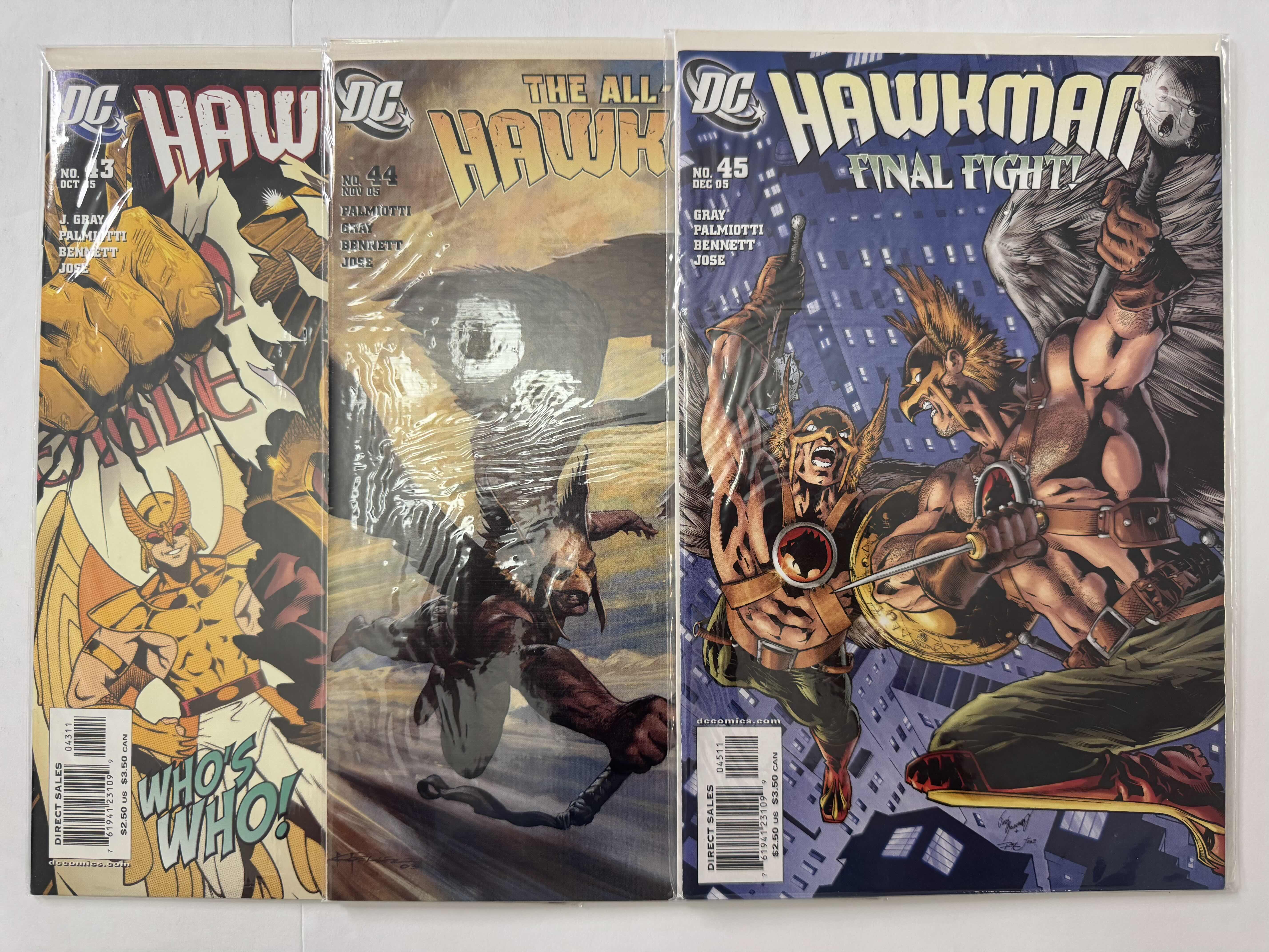 Photo 1 of 6- VINTAGE DC HAWKMAN COMIC BOOKS