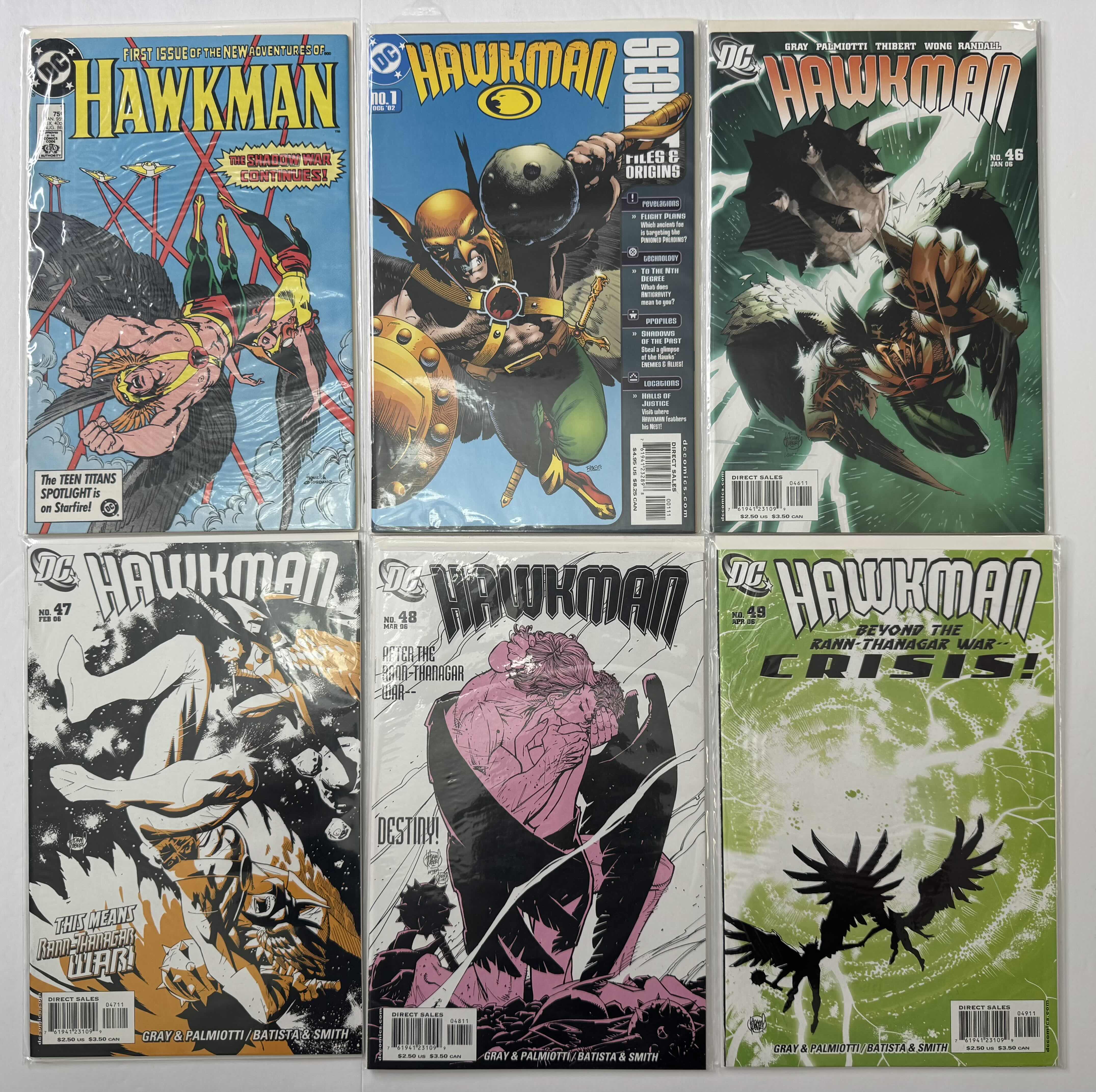 Photo 1 of 6- VINTAGE DC HAWKMAN COMIC BOOKS
