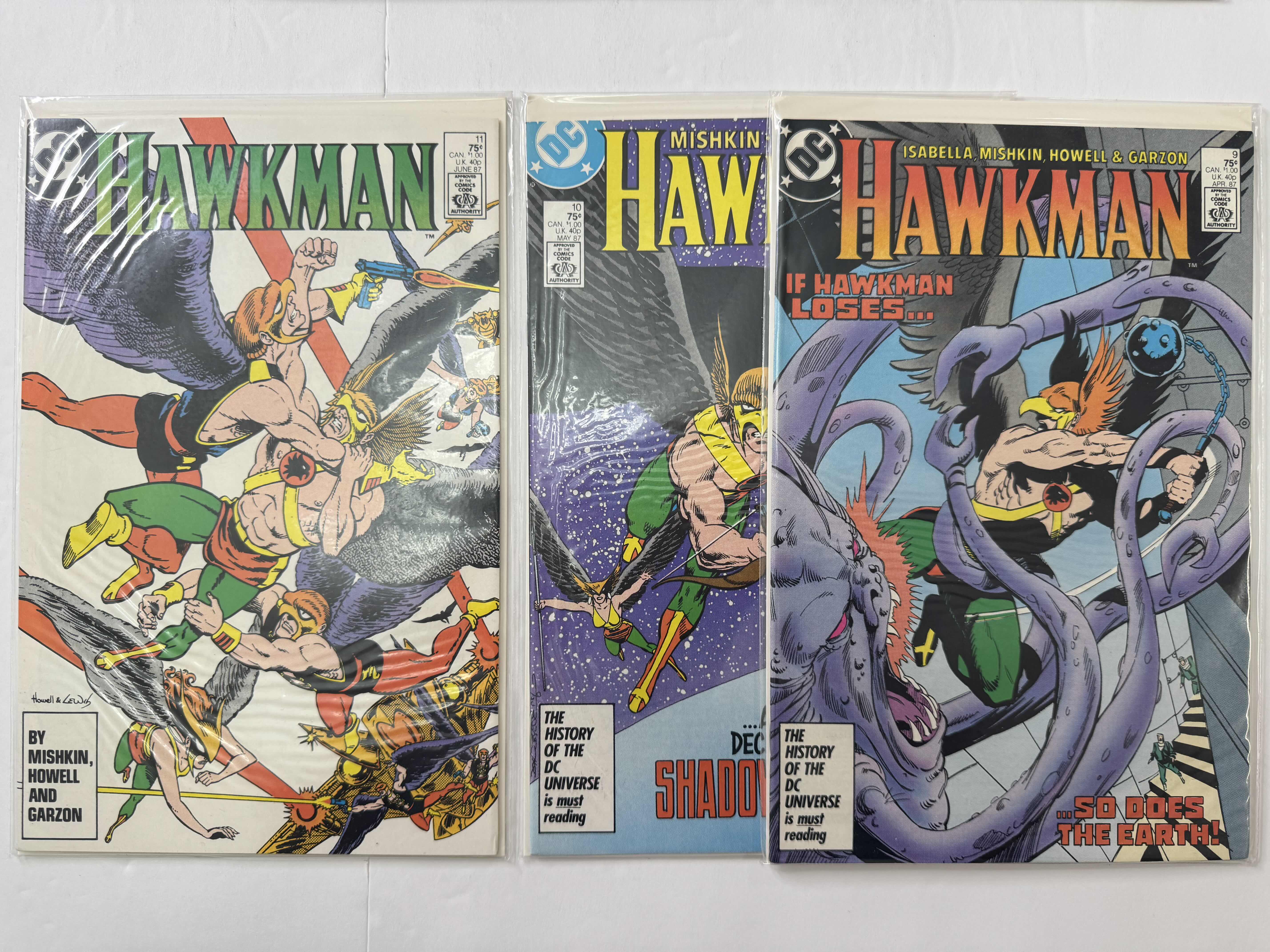 Photo 1 of 6- VINTAGE DC HAWKMAN COMIC BOOKS