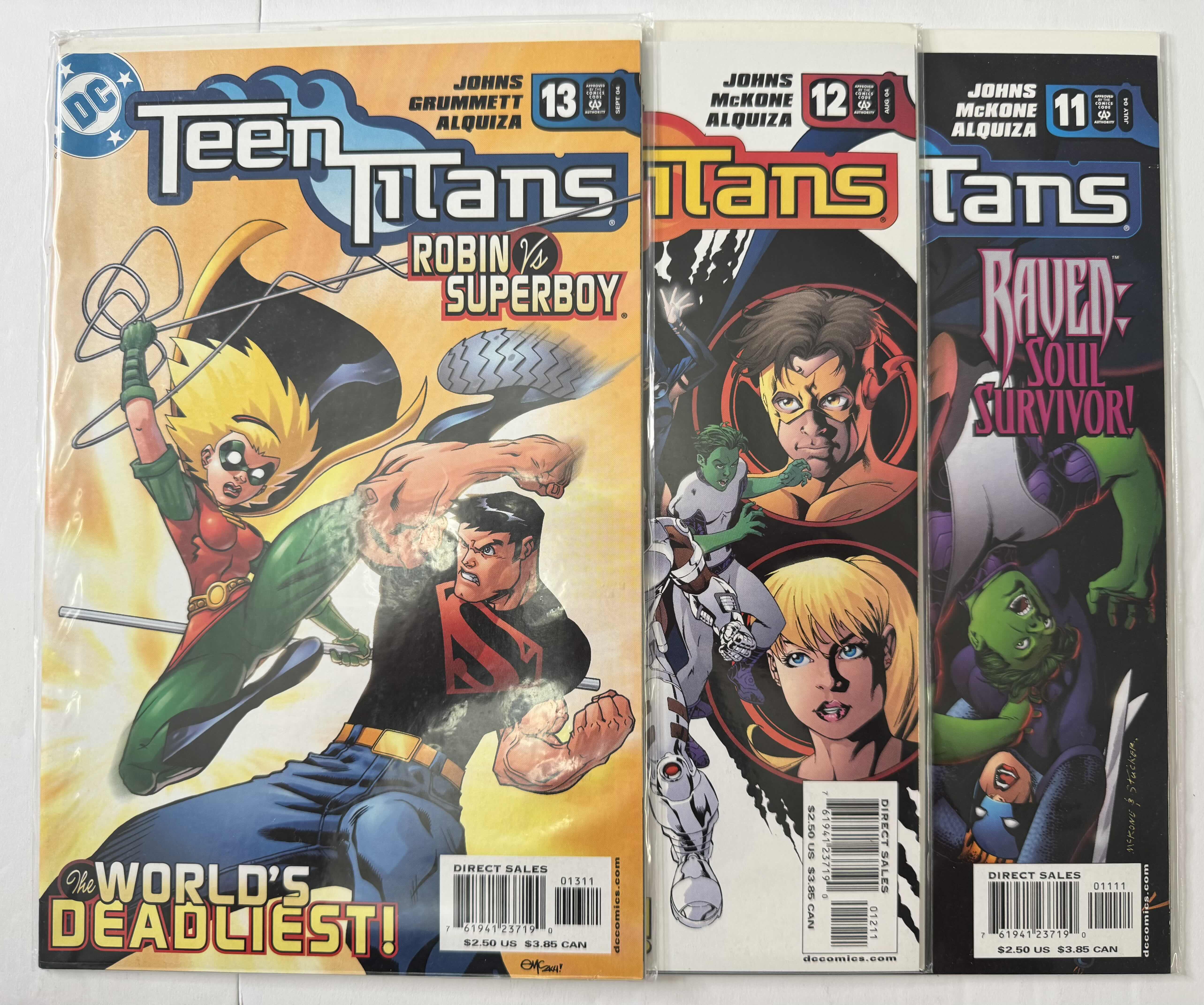 Photo 1 of 6- VINTAGE DC TEEN TITANS COMIC BOOKS