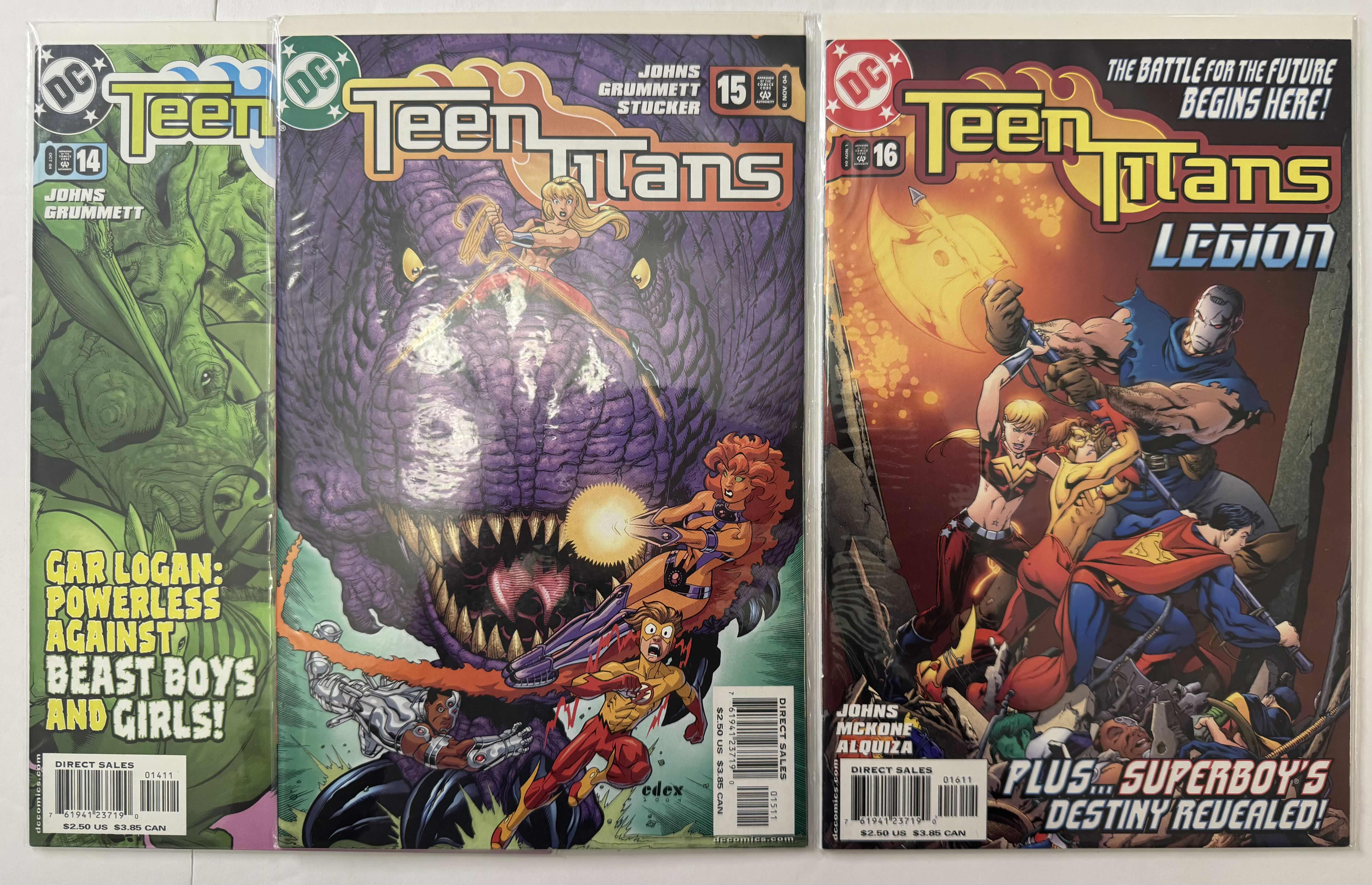 Photo 1 of 6- VINTAGE DC TEEN TITANS COMIC BOOKS
