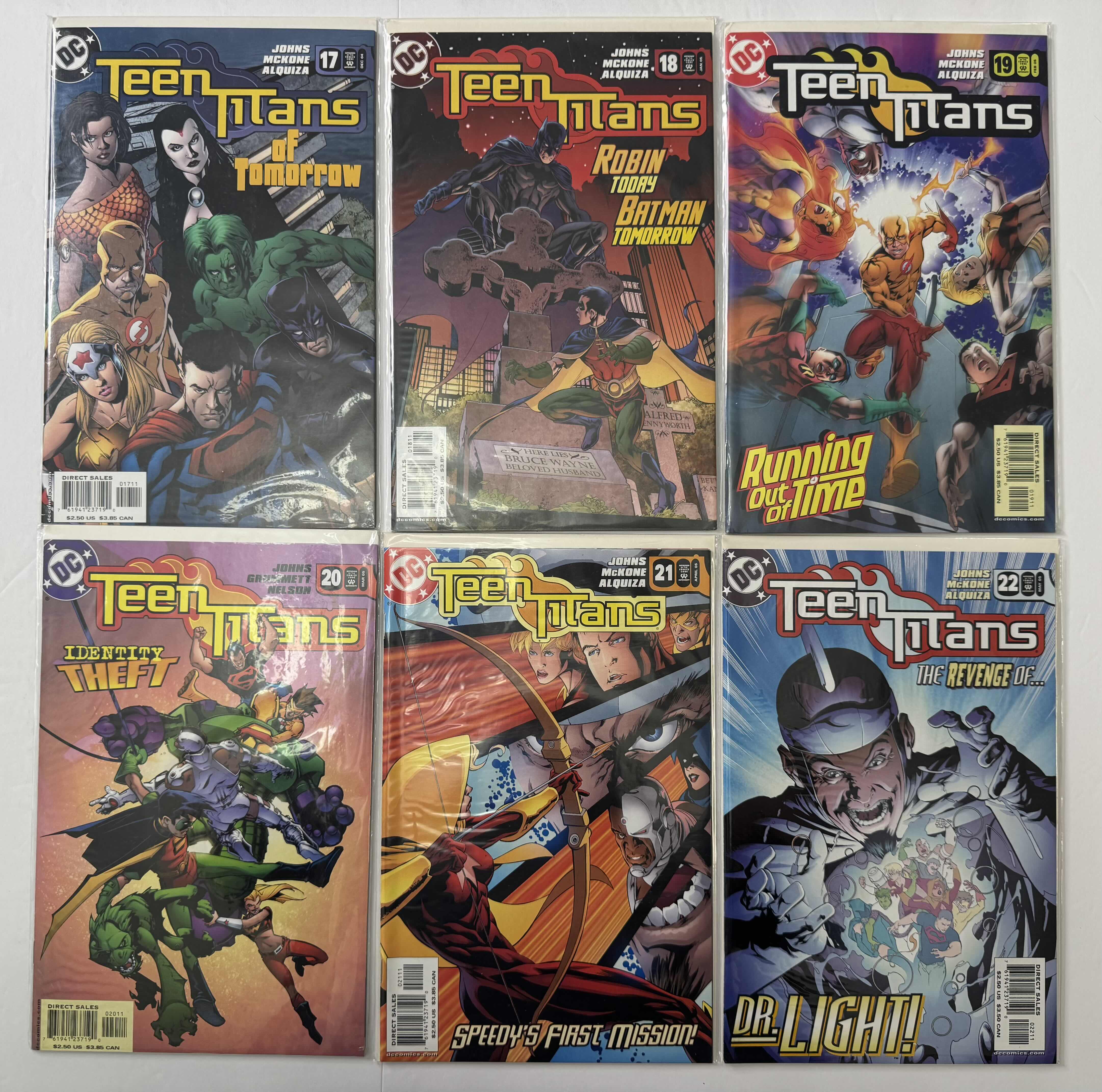 Photo 1 of 6- VINTAGE DC TEEN TITANS COMIC BOOKS