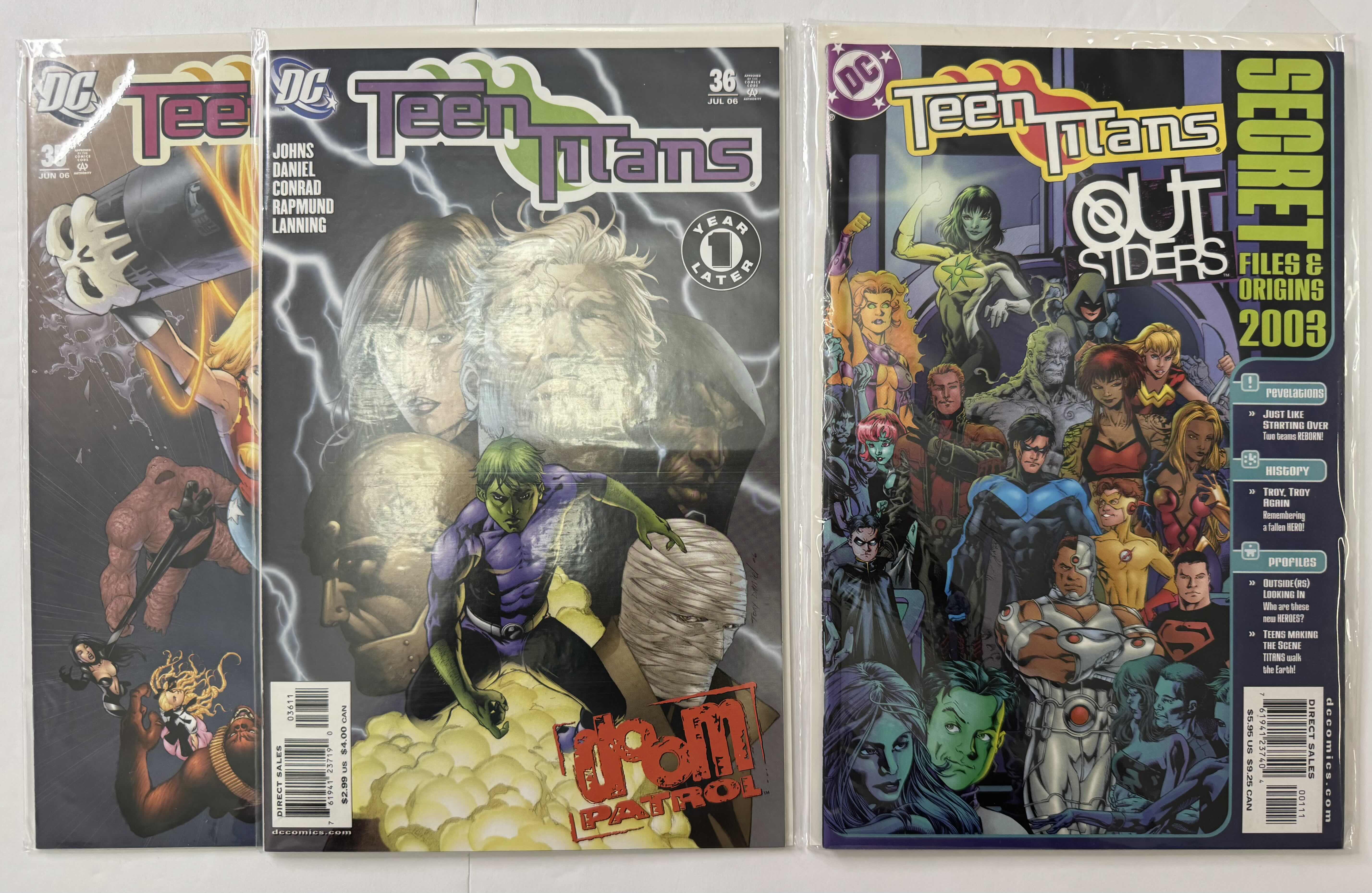 Photo 1 of 6- VINTAGE DC TEEN TITANS COMIC BOOKS