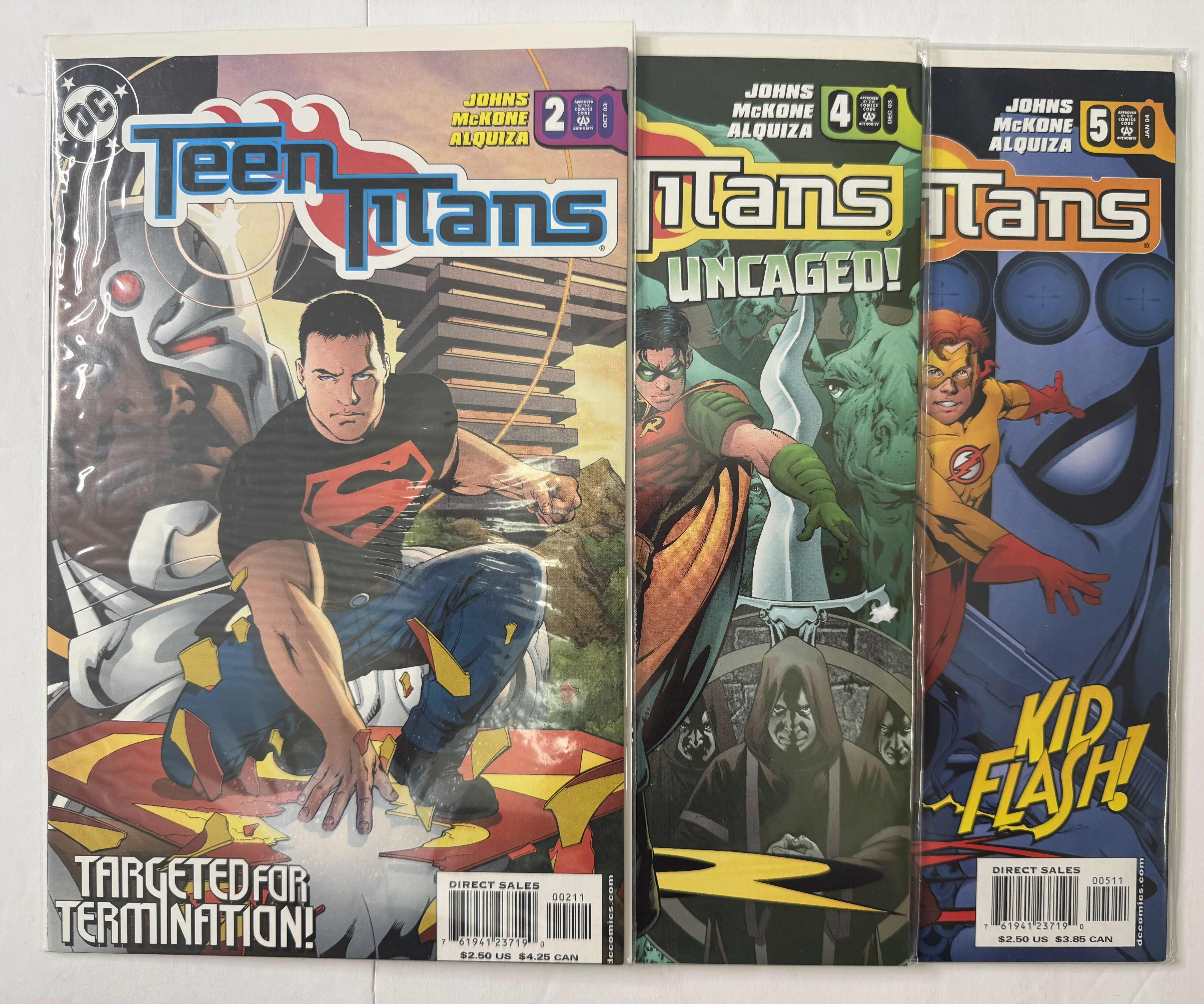 Photo 1 of 6- VINTAGE DC TEEN TITANS COMIC BOOKS
