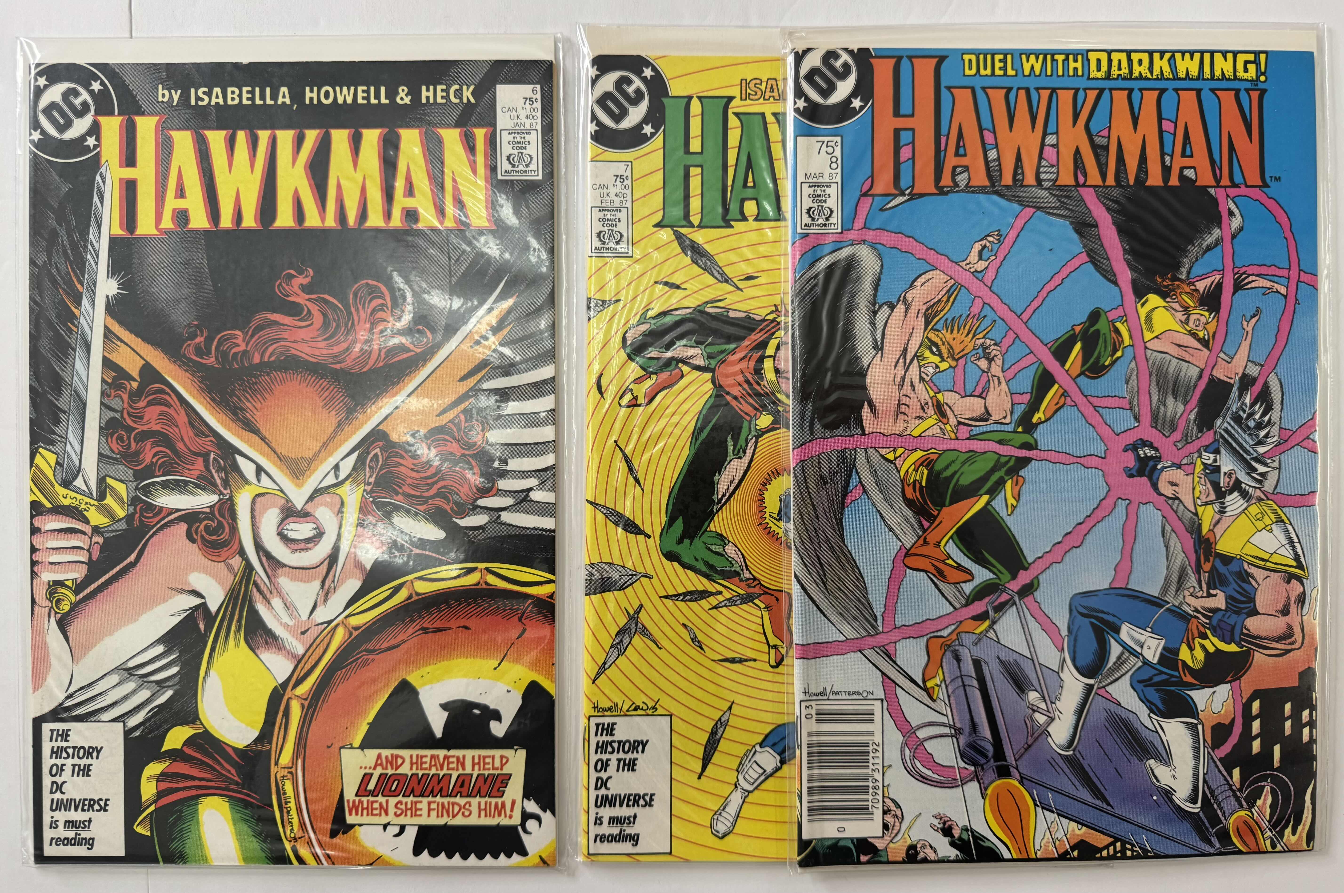 Photo 1 of 6- VINTAGE DC HAWKMAN COMIC BOOKS