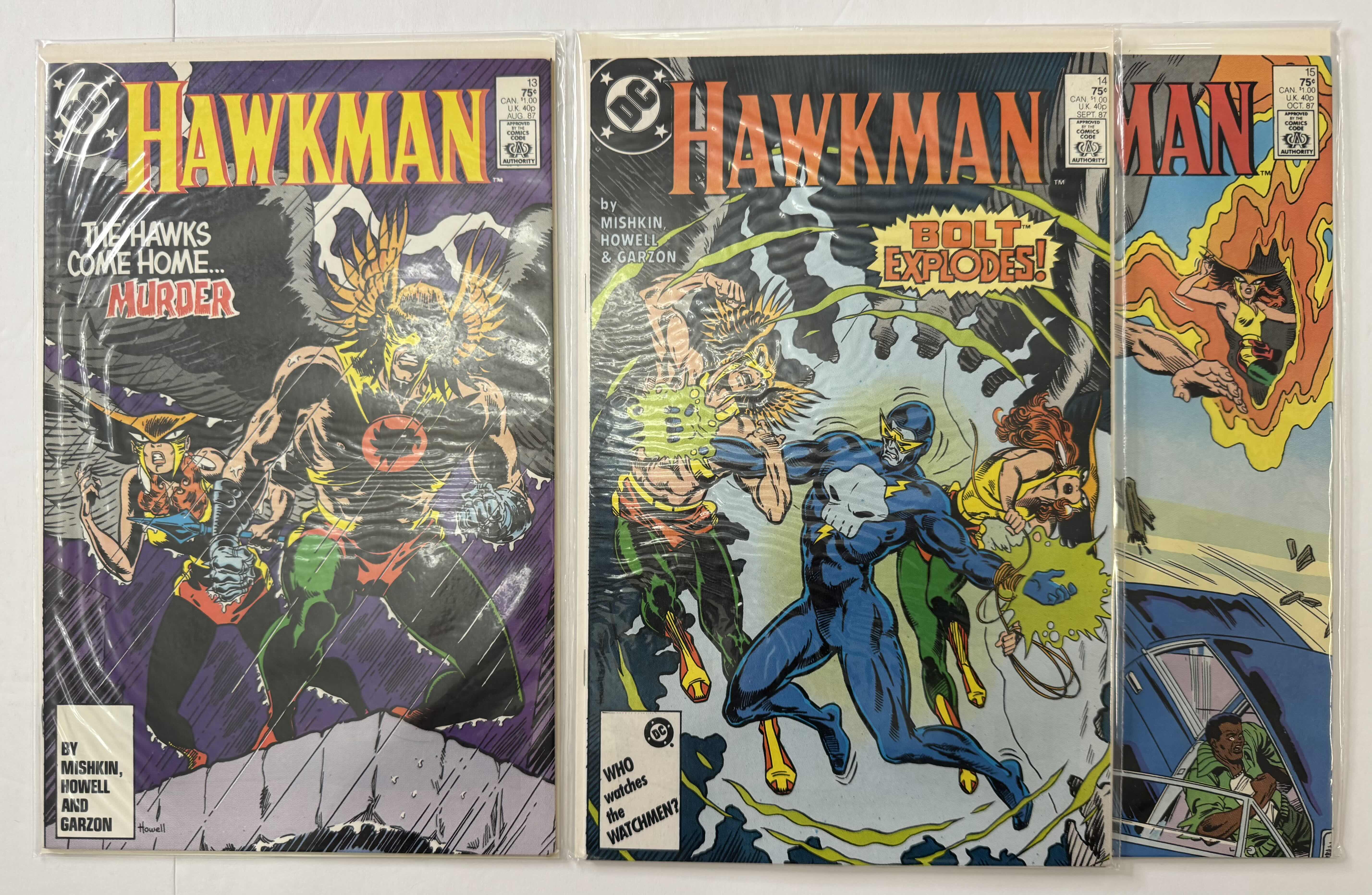 Photo 1 of 6- VINTAGE DC HAWKMAN COMIC BOOKS