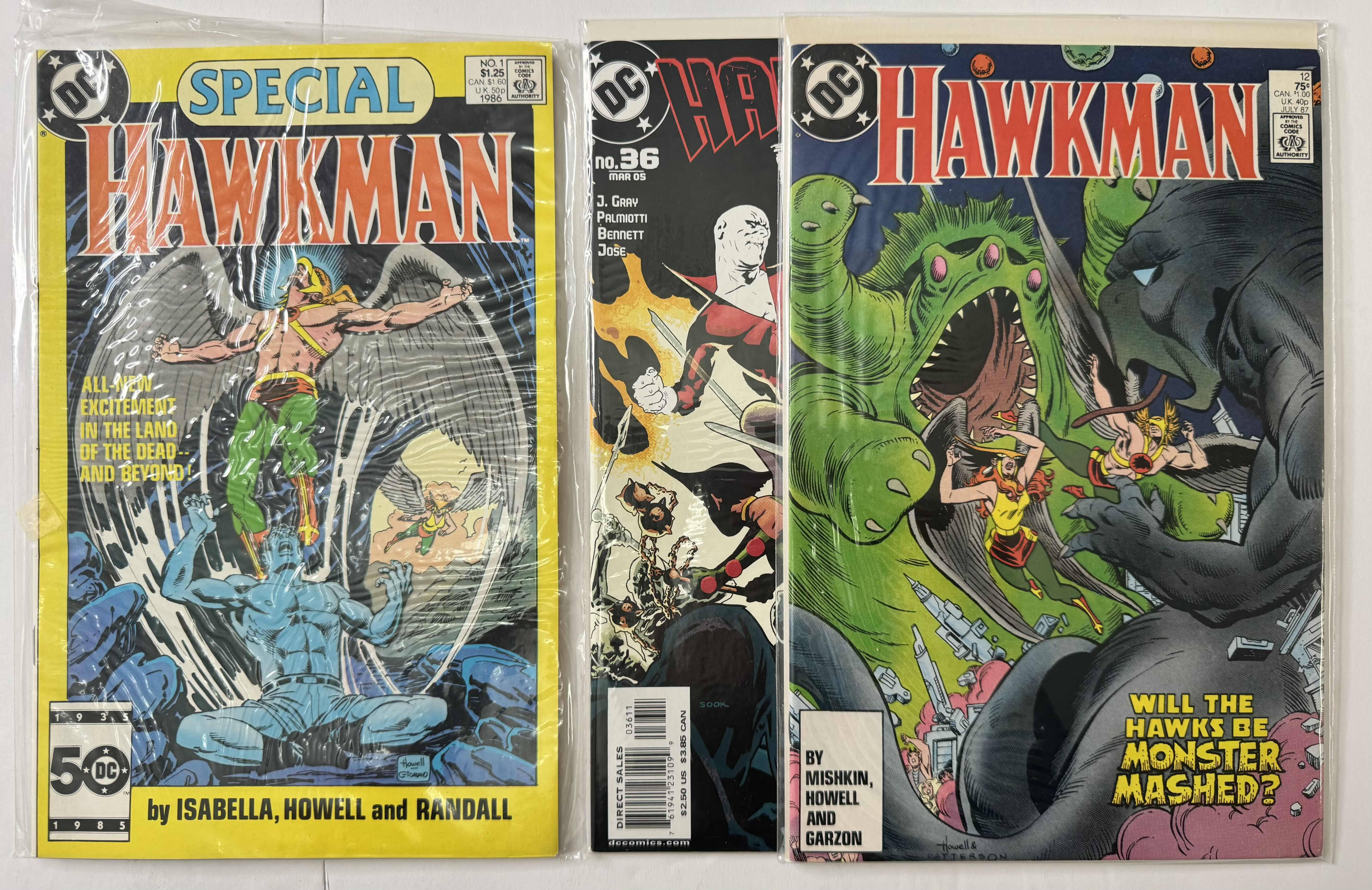 Photo 1 of 6- VINTAGE DC HAWKMAN COMIC BOOKS