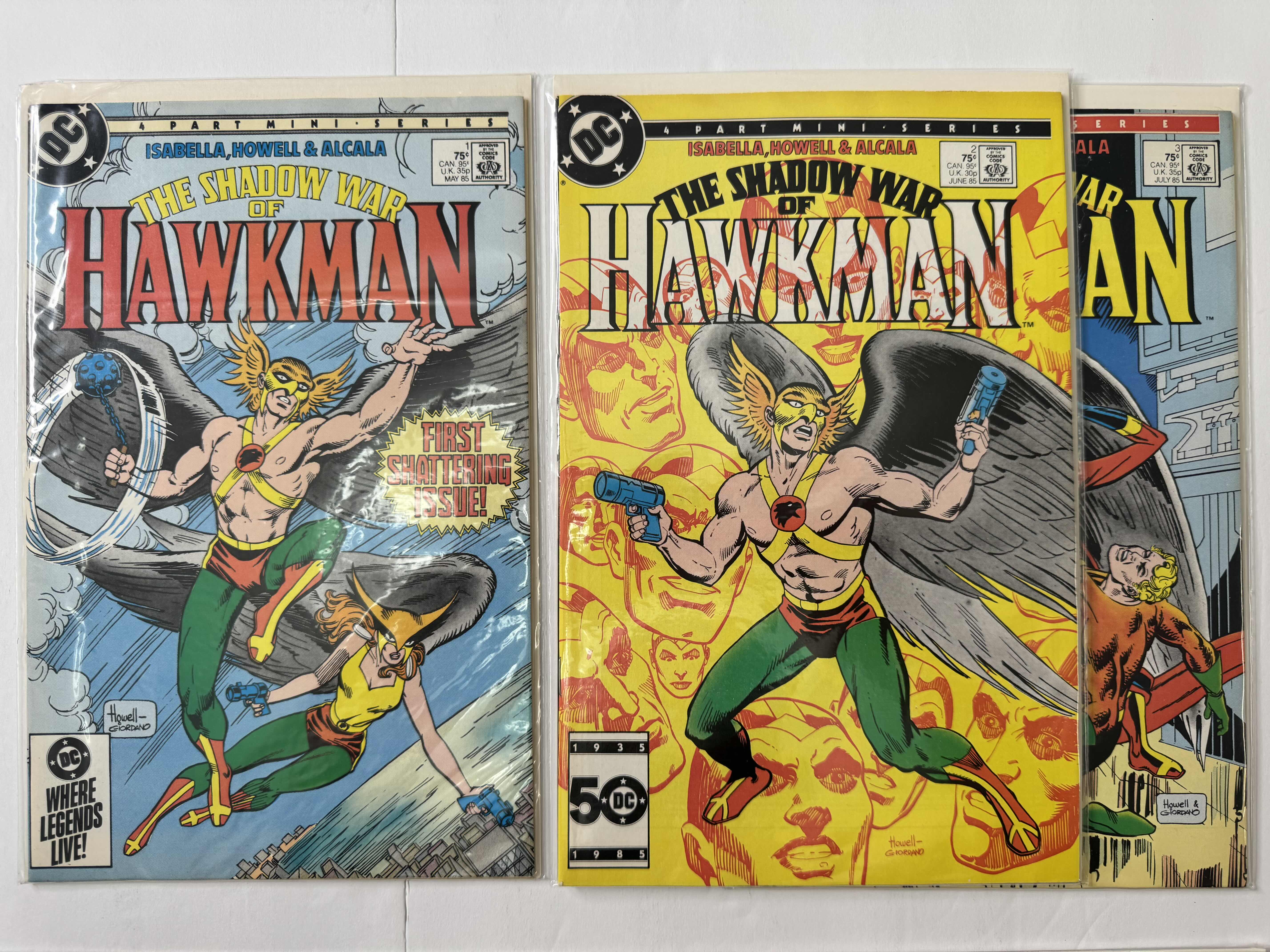 Photo 1 of 6- VINTAGE DC HAWKMAN COMIC BOOKS