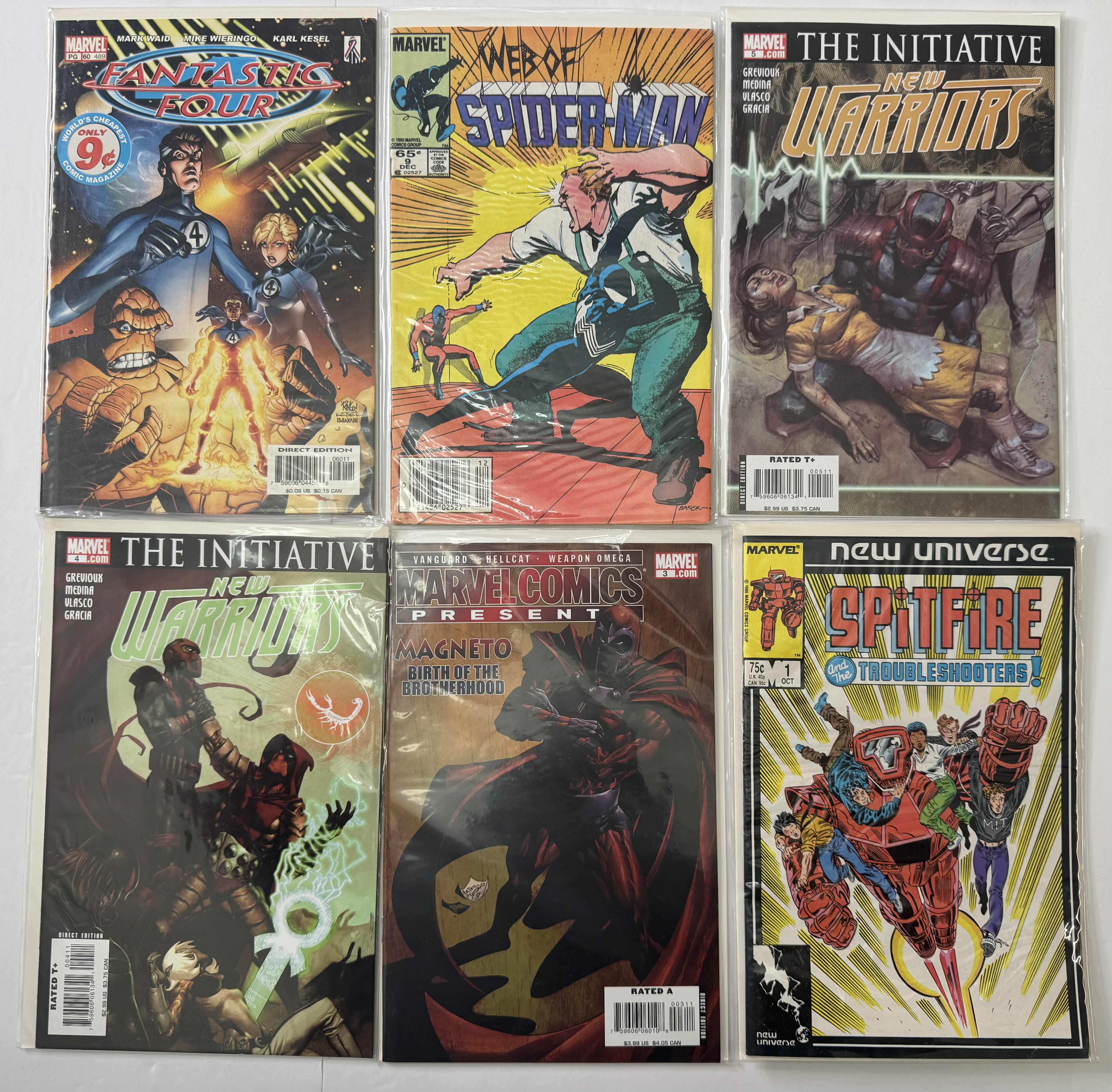 Photo 1 of 6- VINTAGE MARVEL COMIC BOOKS