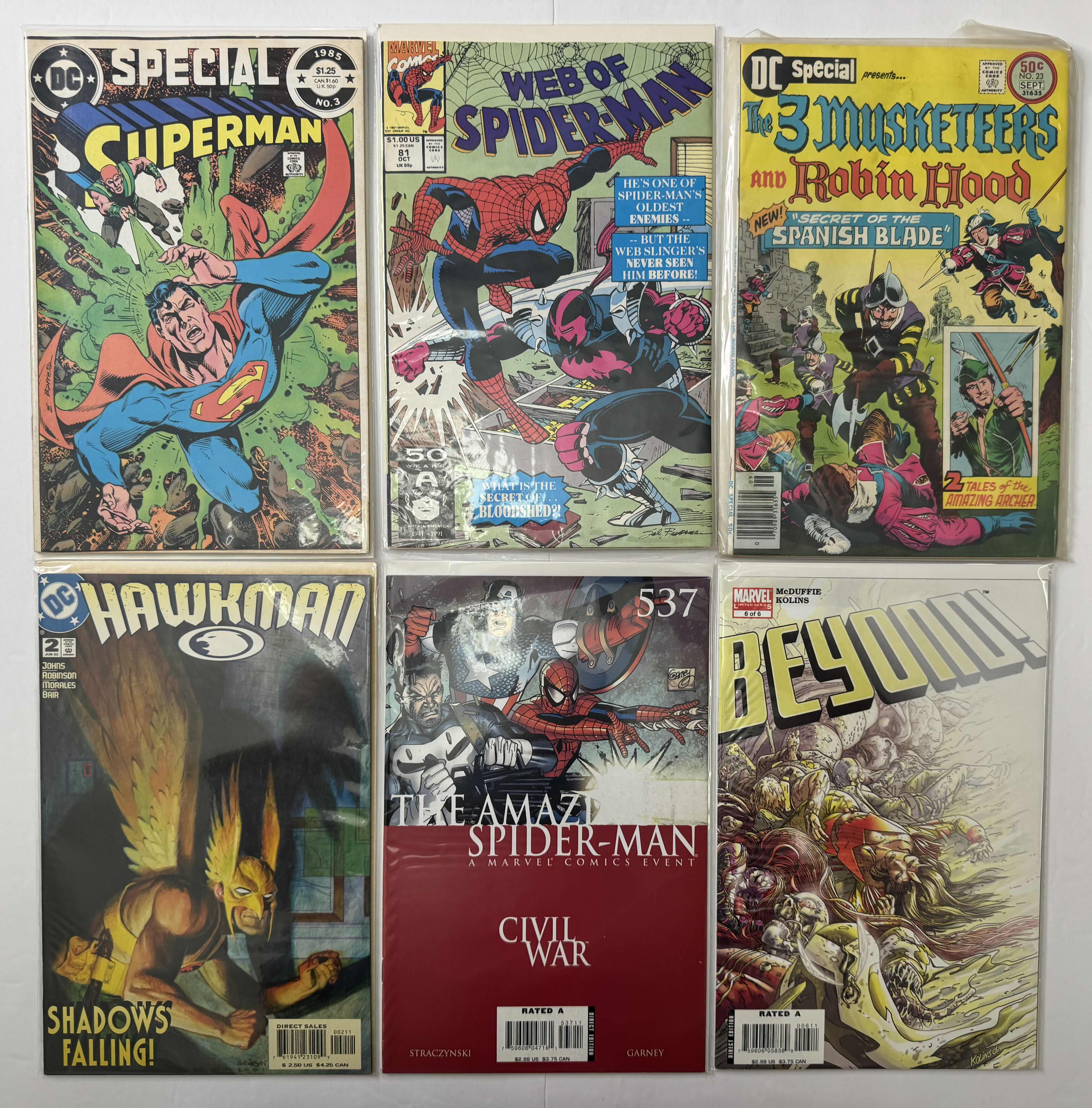 Photo 1 of 6- VINTAGE ASSORTED COMIC BOOKS