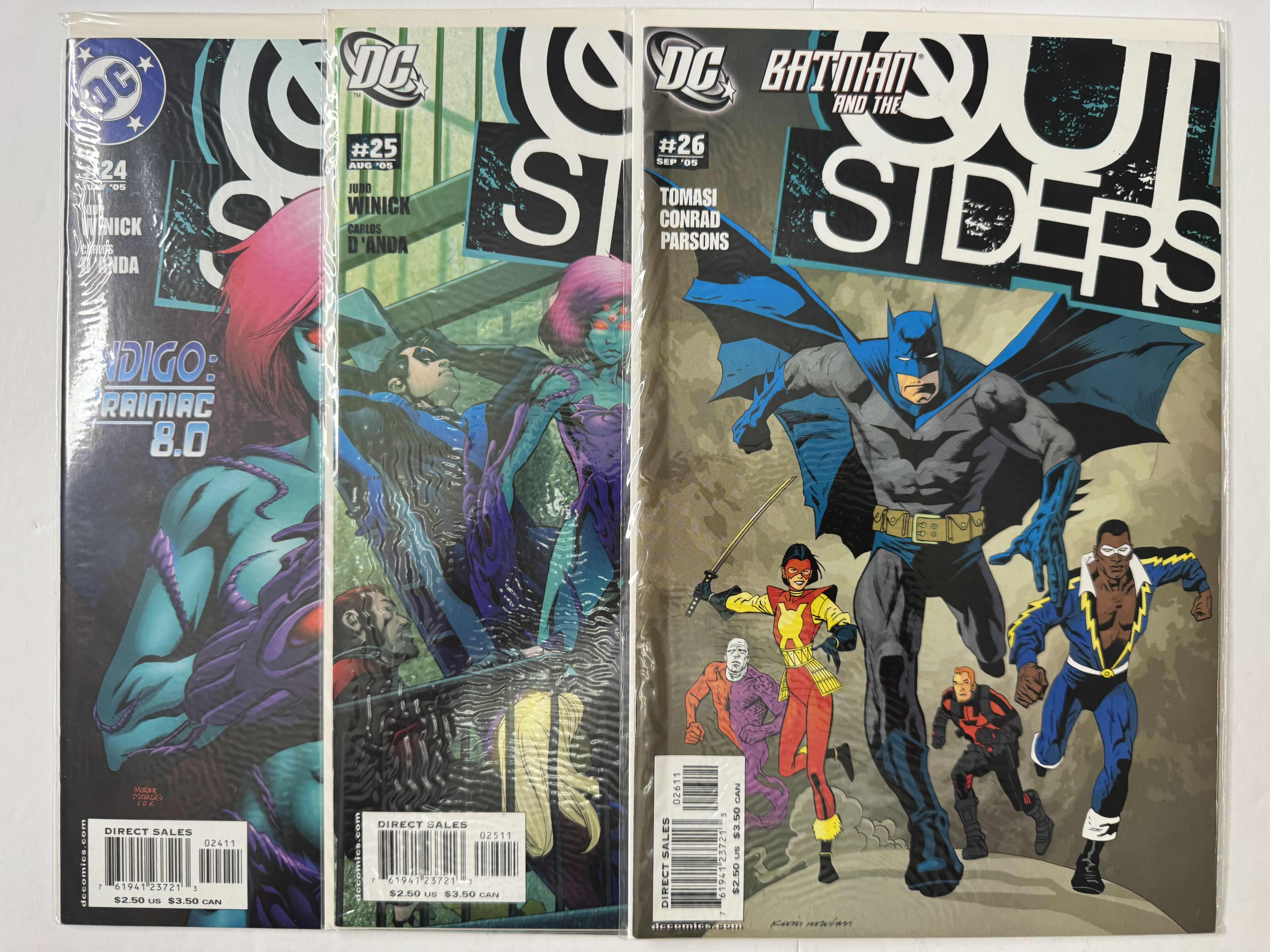 Photo 1 of 6- VINTAGE DC OUTSIDERS COMIC BOOKS