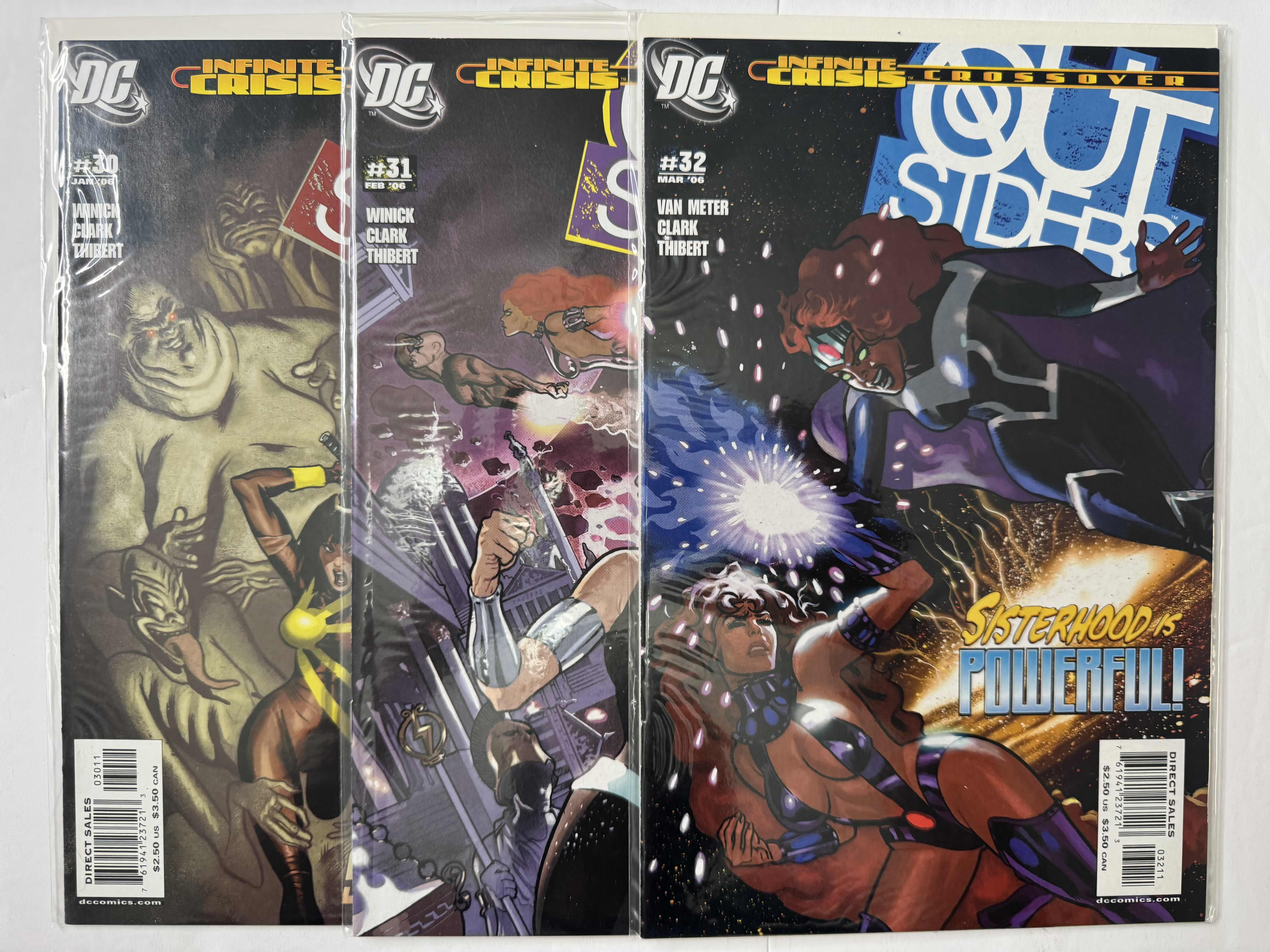 Photo 1 of 6- VINTAGE DC OUTSIDERS COMIC BOOKS