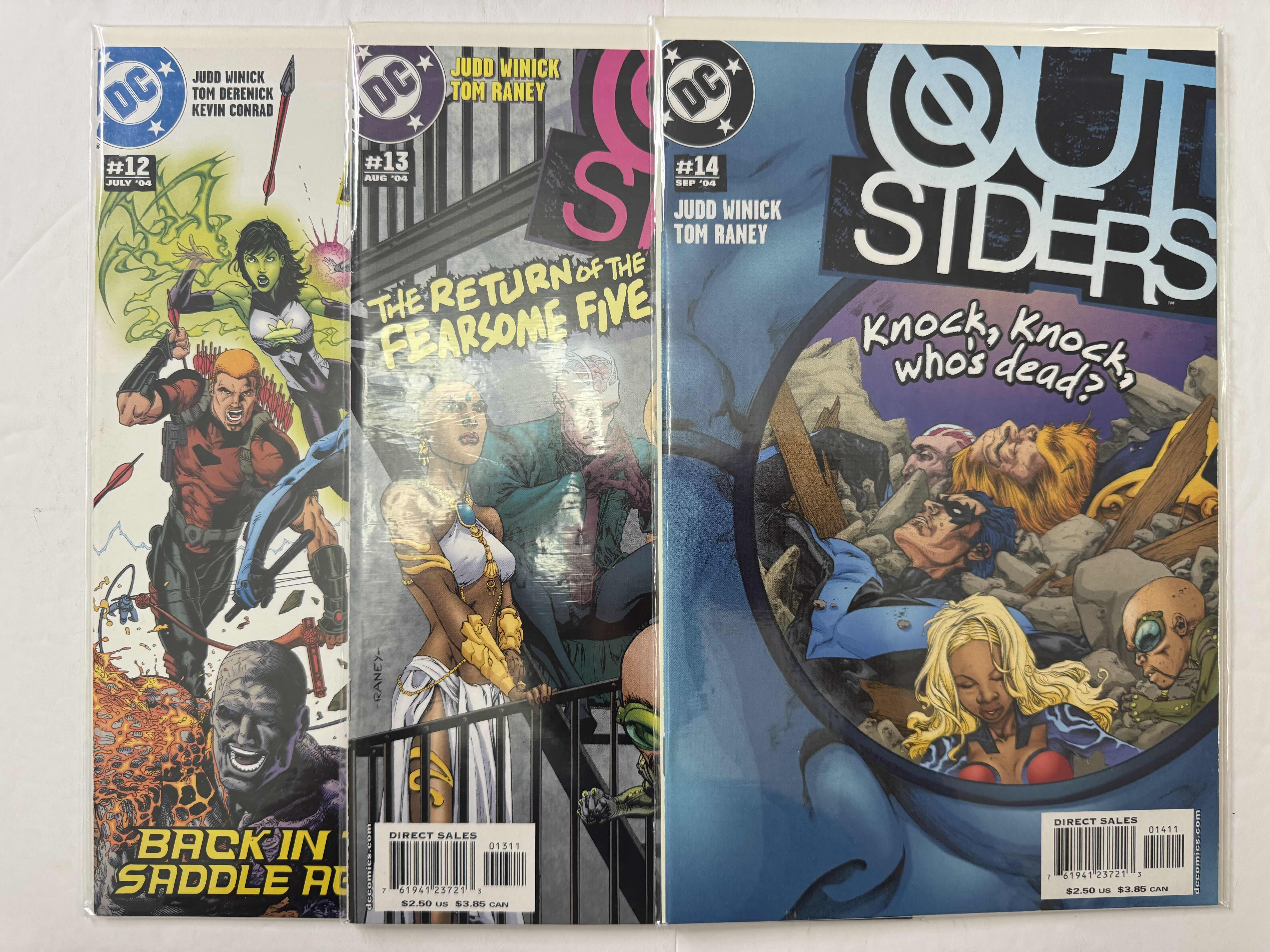 Photo 1 of 6- VINTAGE DC OUTSIDERS COMIC BOOKS