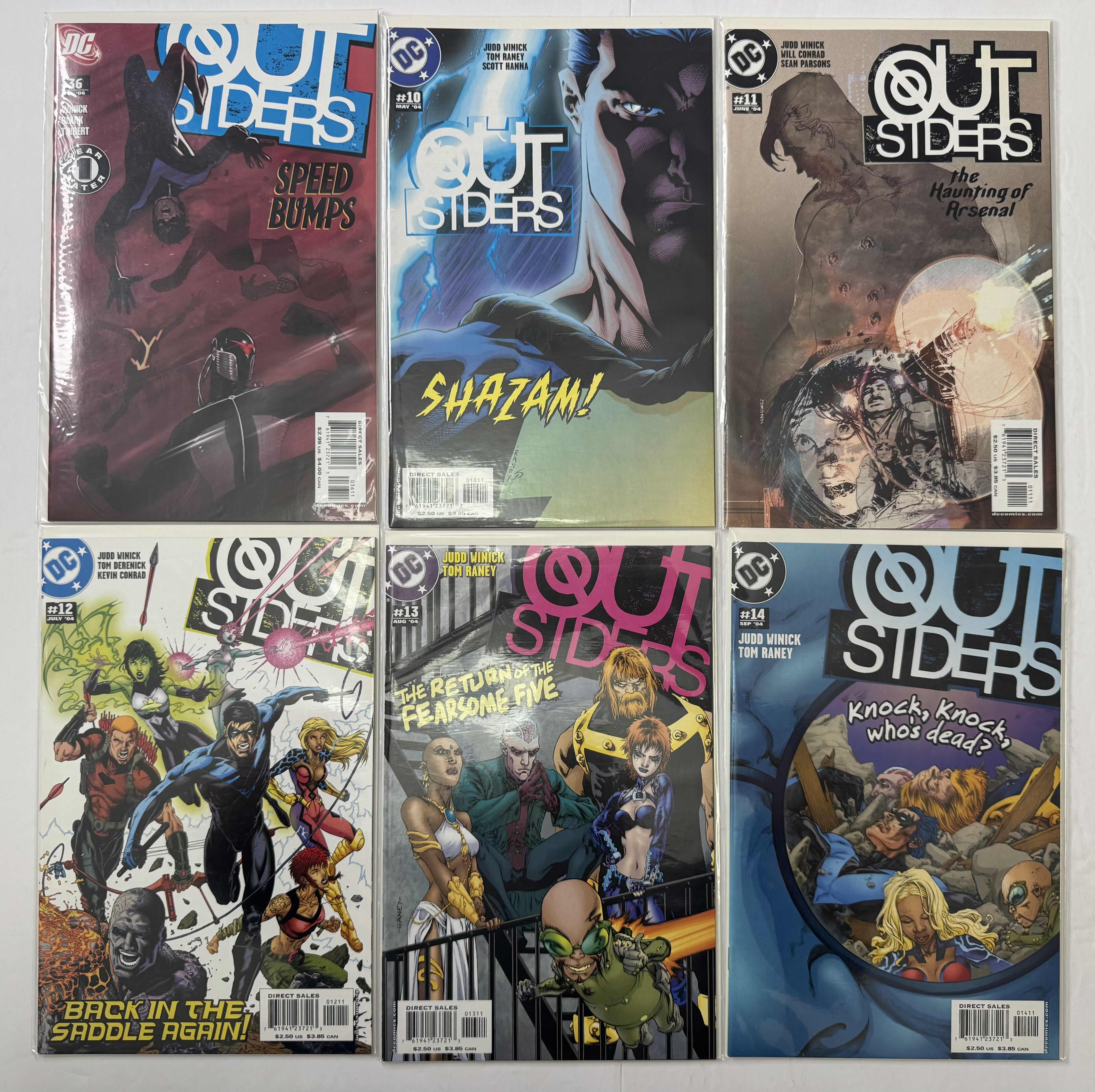 Photo 1 of 6- VINTAGE DC OUTSIDERS COMIC BOOKS