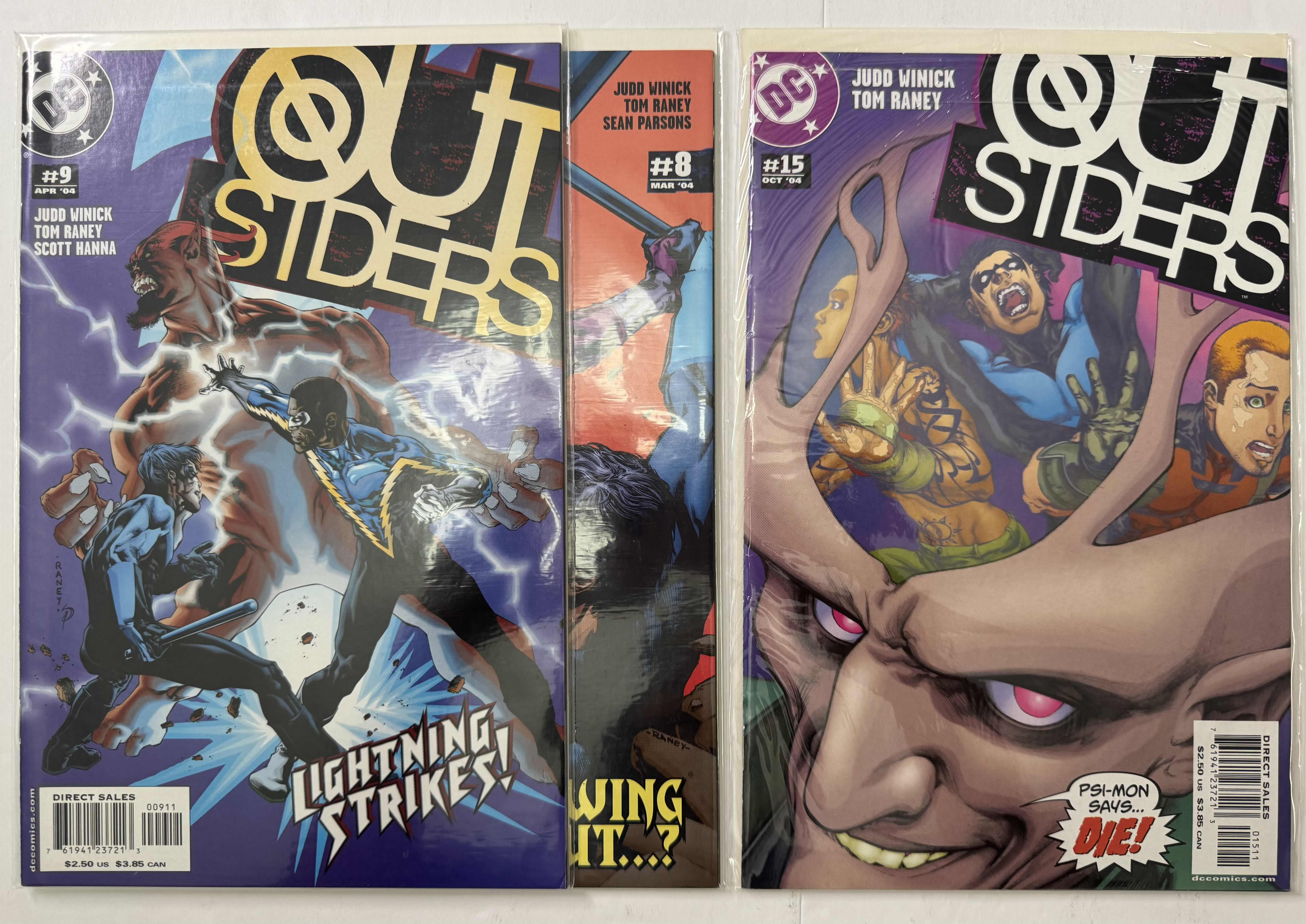 Photo 1 of 6- VINTAGE DC OUTSIDERS COMIC BOOKS