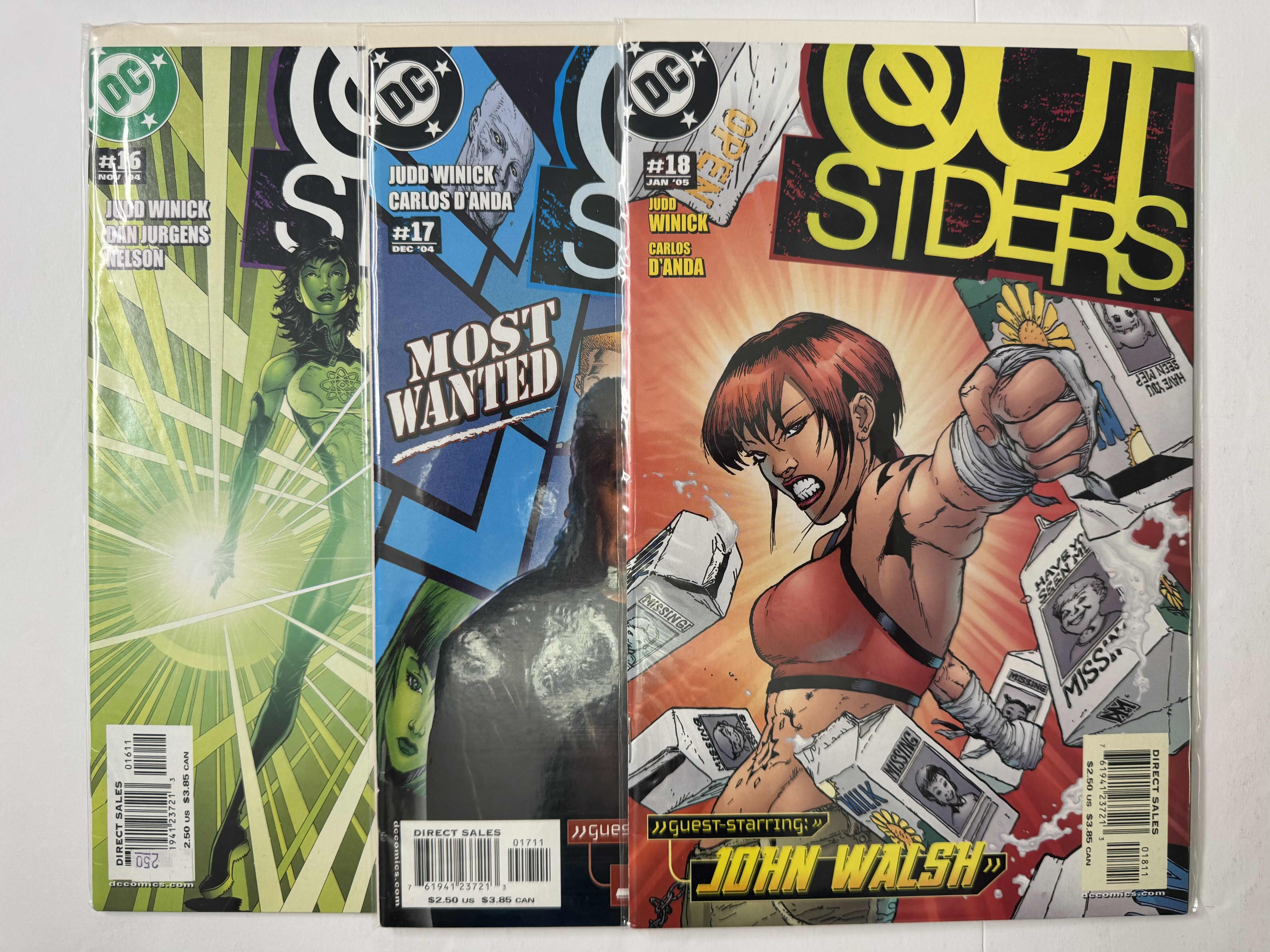 Photo 1 of 6- VINTAGE DC OUTSIDERS COMIC BOOKS
