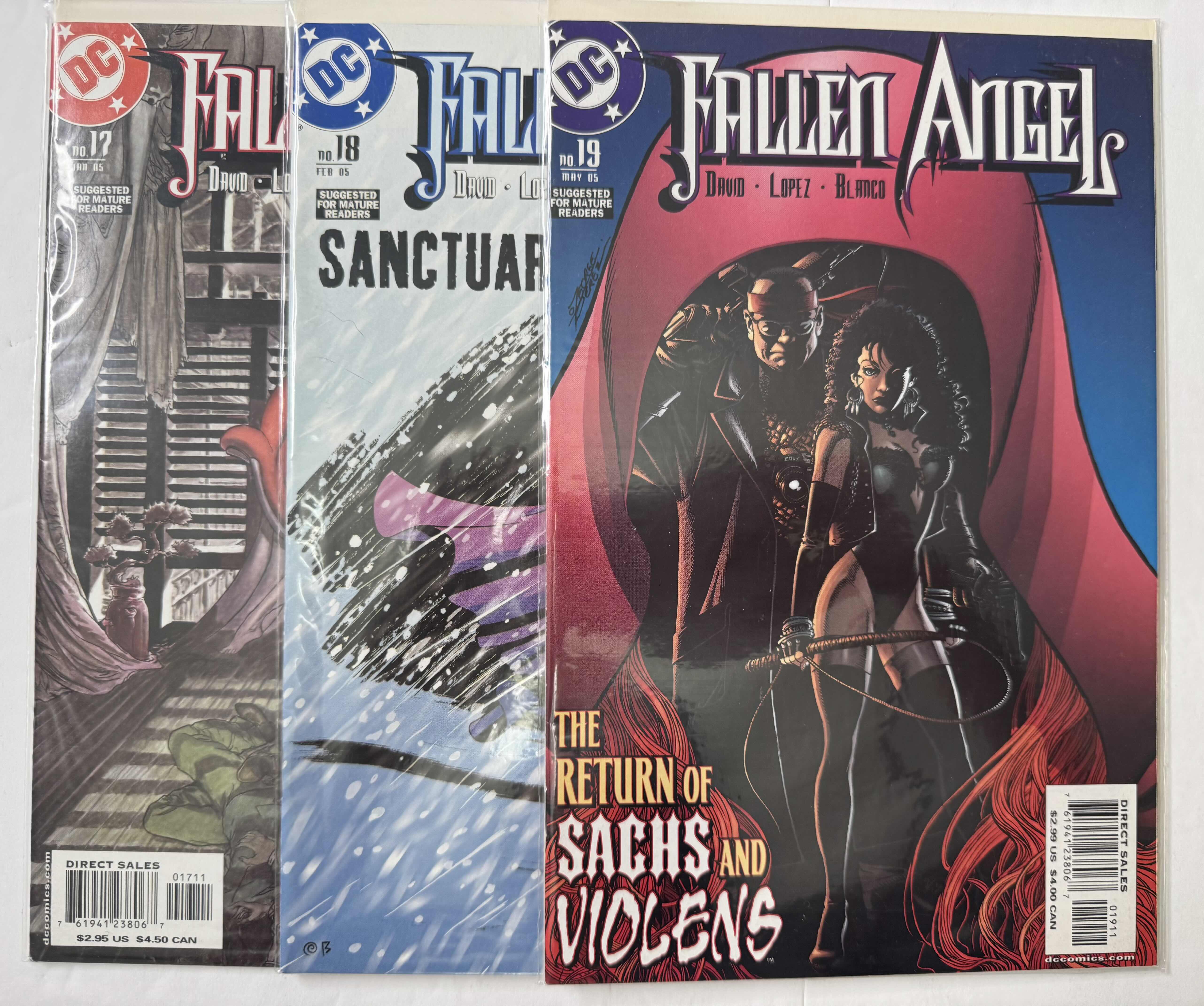 Photo 1 of 6- VINTAGE FALLEN ANGEL COMIC BOOKS