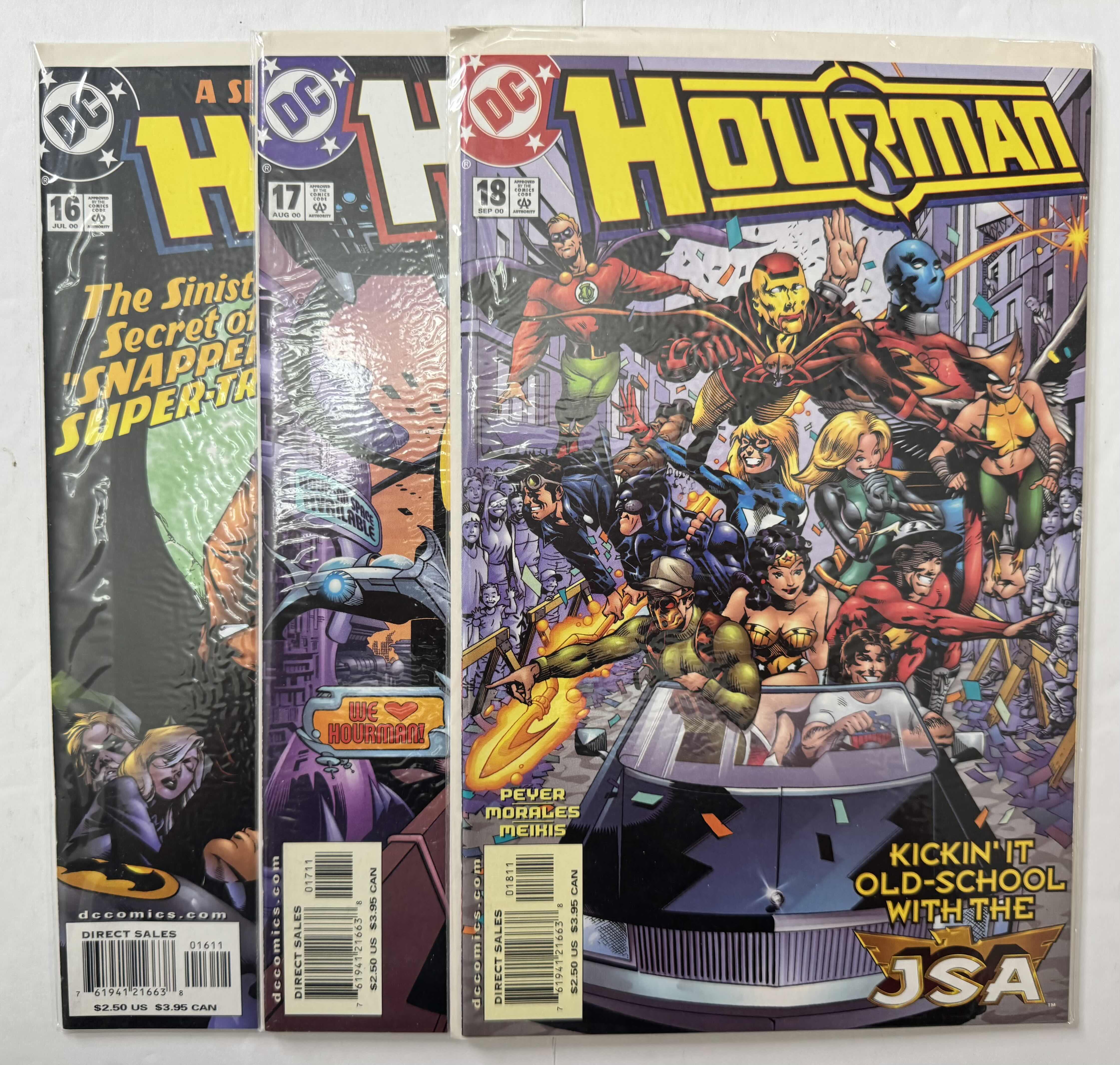 Photo 1 of 6- VINTAGE DC HOURMAN COMIC BOOKS