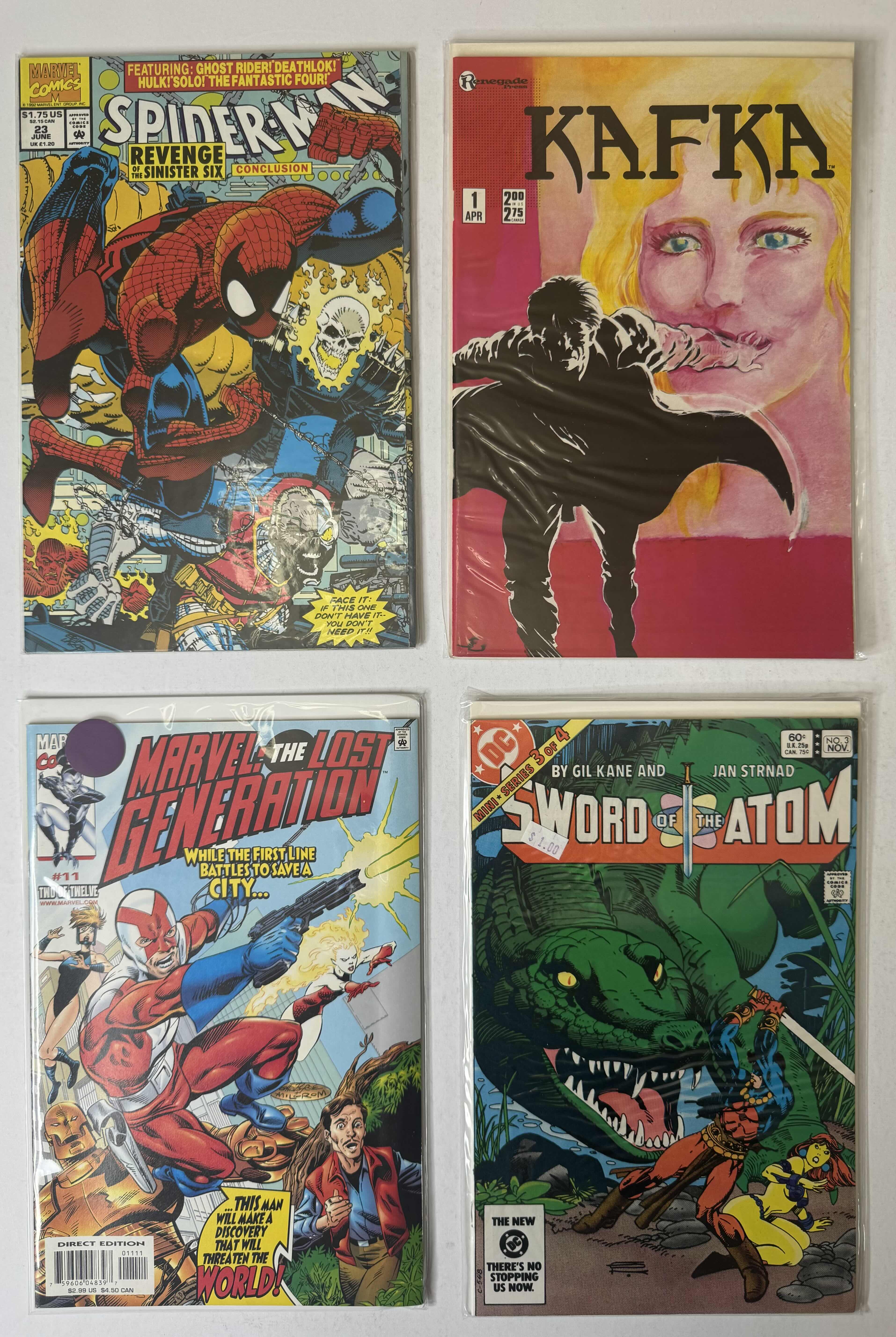 Photo 1 of 4-VINTAGE ASSORTED COMIC BOOKS