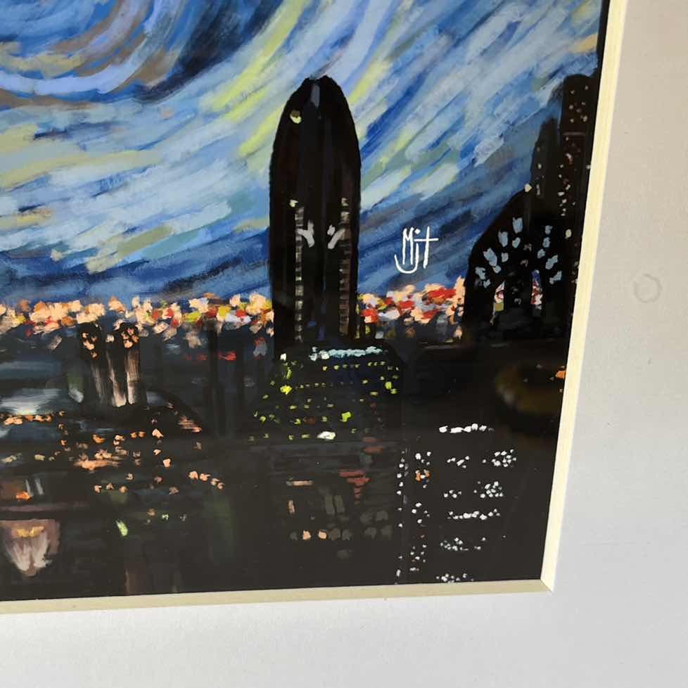 Photo 1 of “A STARRY WARS NIGHT” BY MJT ILLUSTRATION 23” X 19”