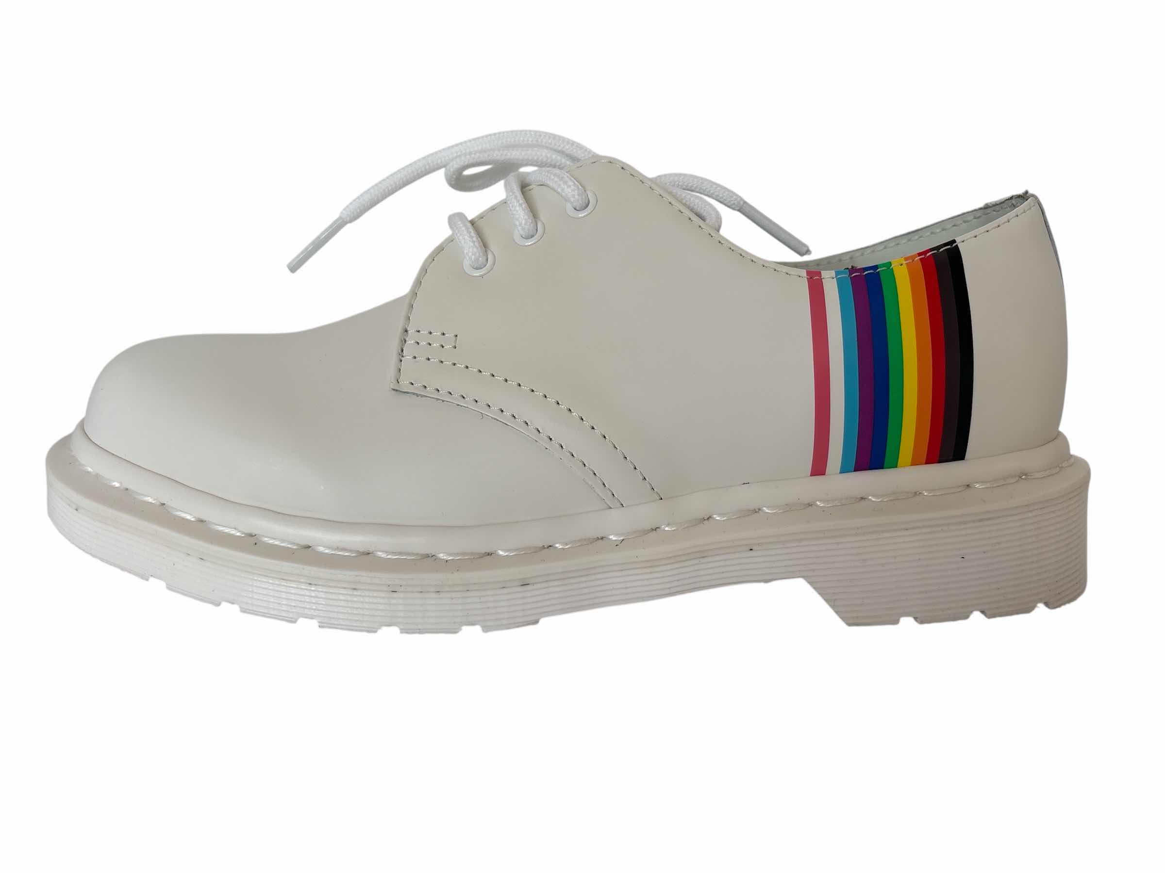 Photo 1 of $120 NIB DR. MARTENS PRIDE SMOOTH OXFORD SHOES WOMENS SIZE 7