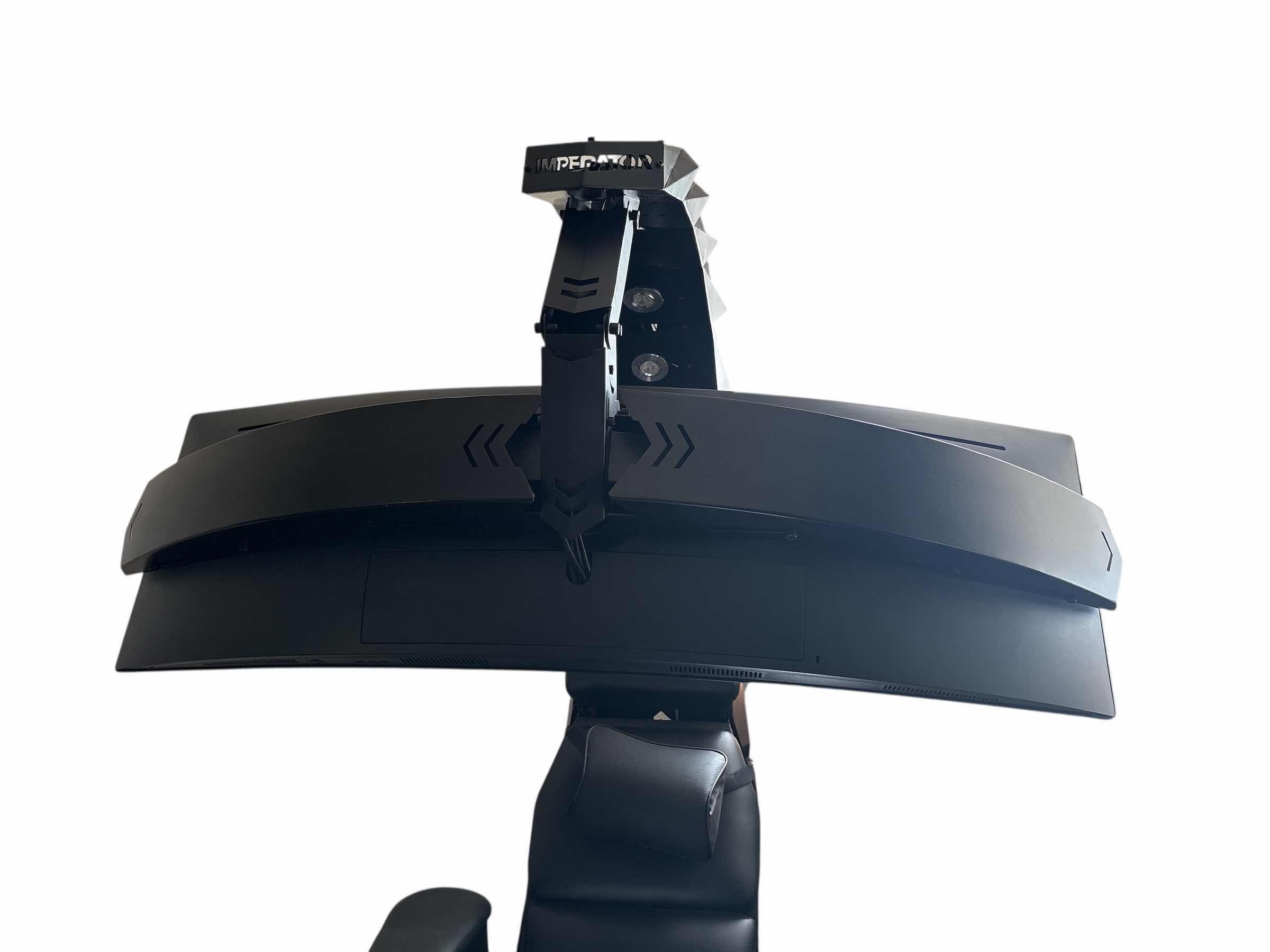 Photo 1 of IMPERATOR SCORPION GAMING CHAIR WITH CURVED MONITOR AND BOSE SPEAKERS