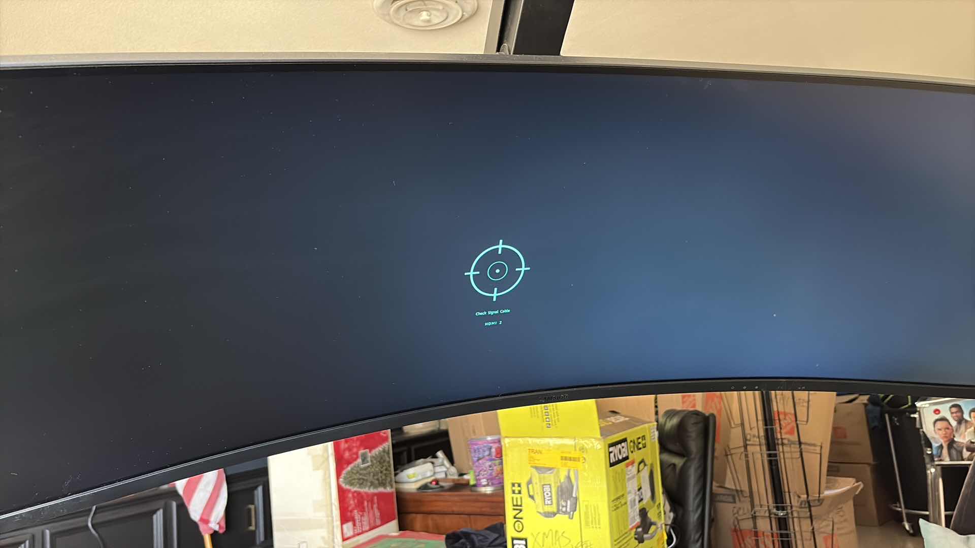 Photo 1 of IMPERATOR SCORPION GAMING CHAIR WITH CURVED MONITOR AND BOSE SPEAKERS