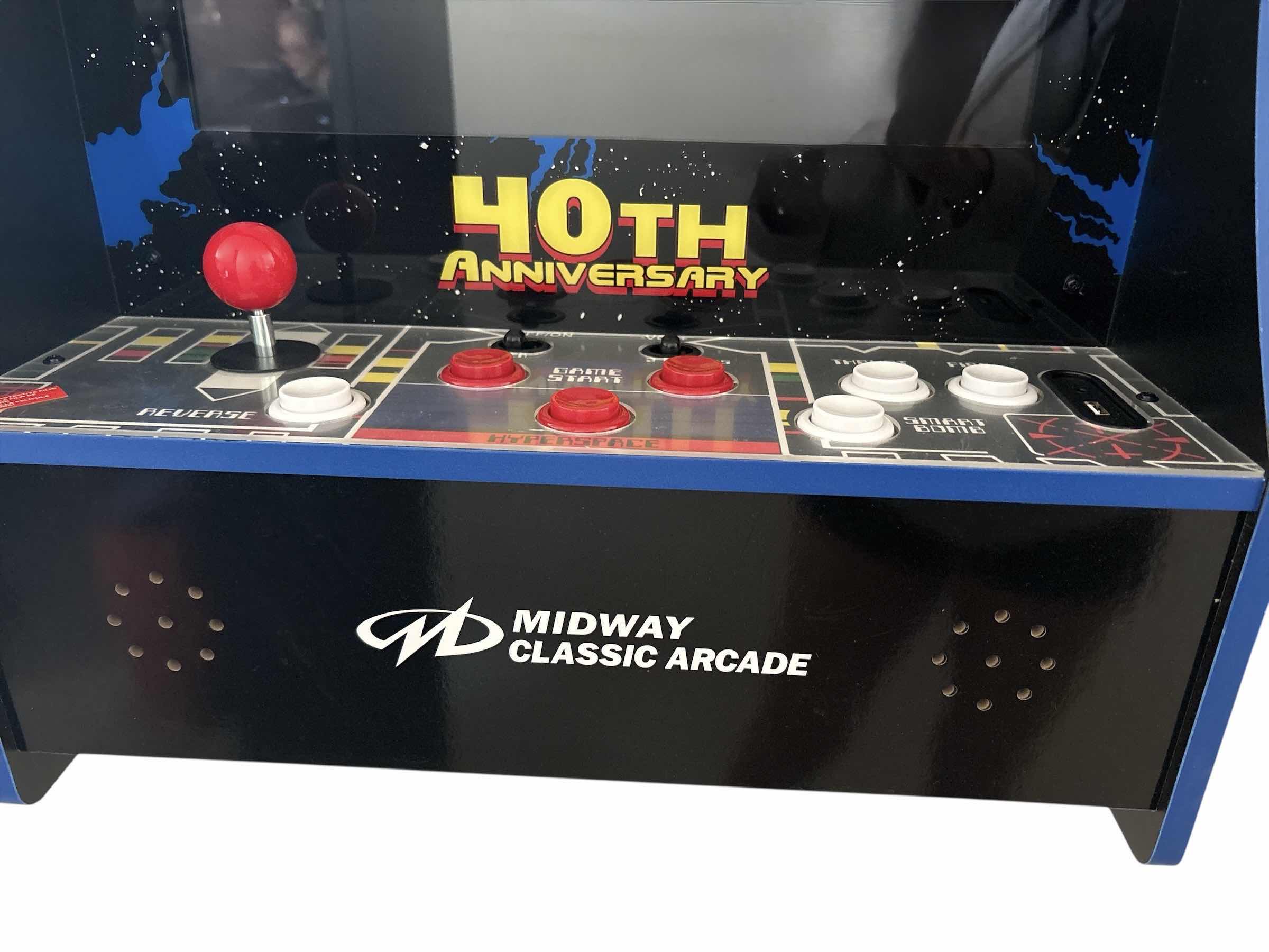 Photo 1 of ARCADE 1 UP MIDWAY DEFENDER 40TH ANNIVERSARY MIDWAY GAMING MACHINE