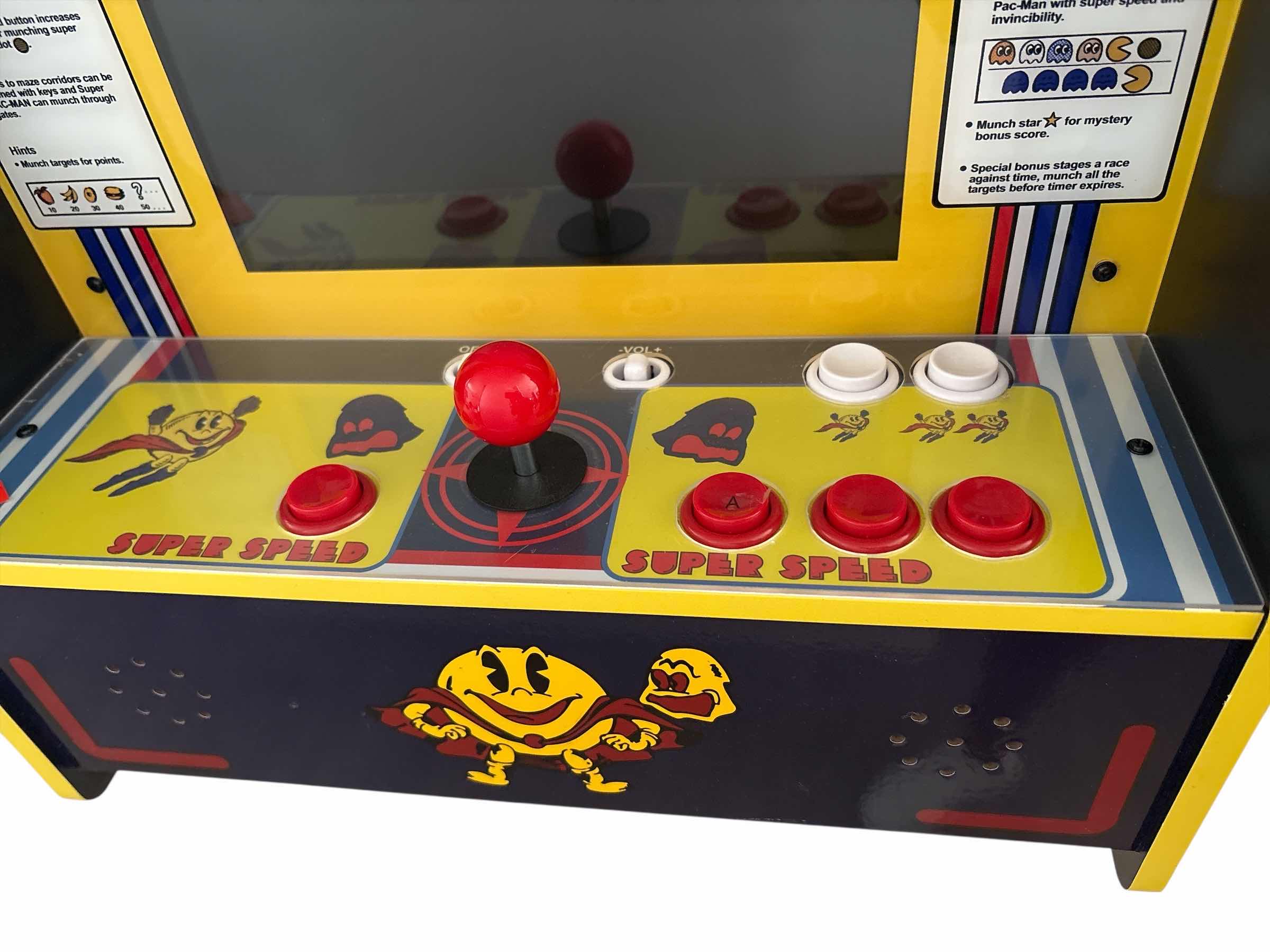 Photo 1 of ARCADE 1 UP SUPER PAC-MAN WALL GAMING MACHINE