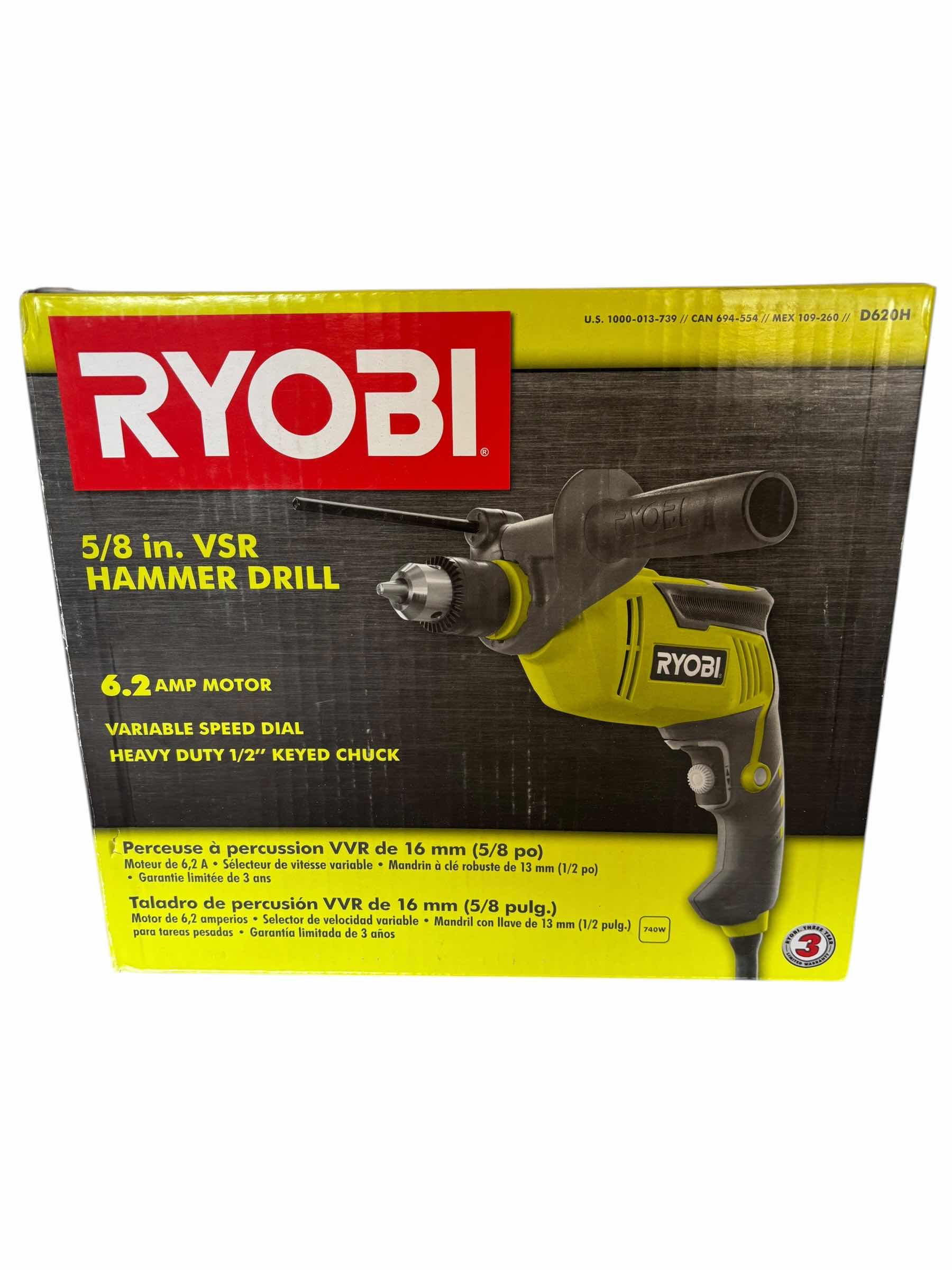 Photo 1 of $80 NIB RYOBI HAMMER DRILL