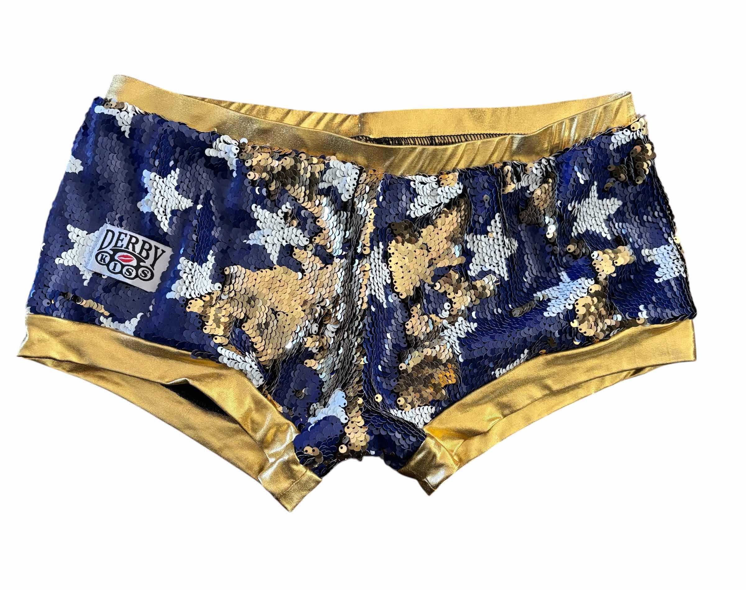 Photo 1 of $40 DERBY KISS COLOR CHANGING SEQUIN SHORTS SIZE S/M
