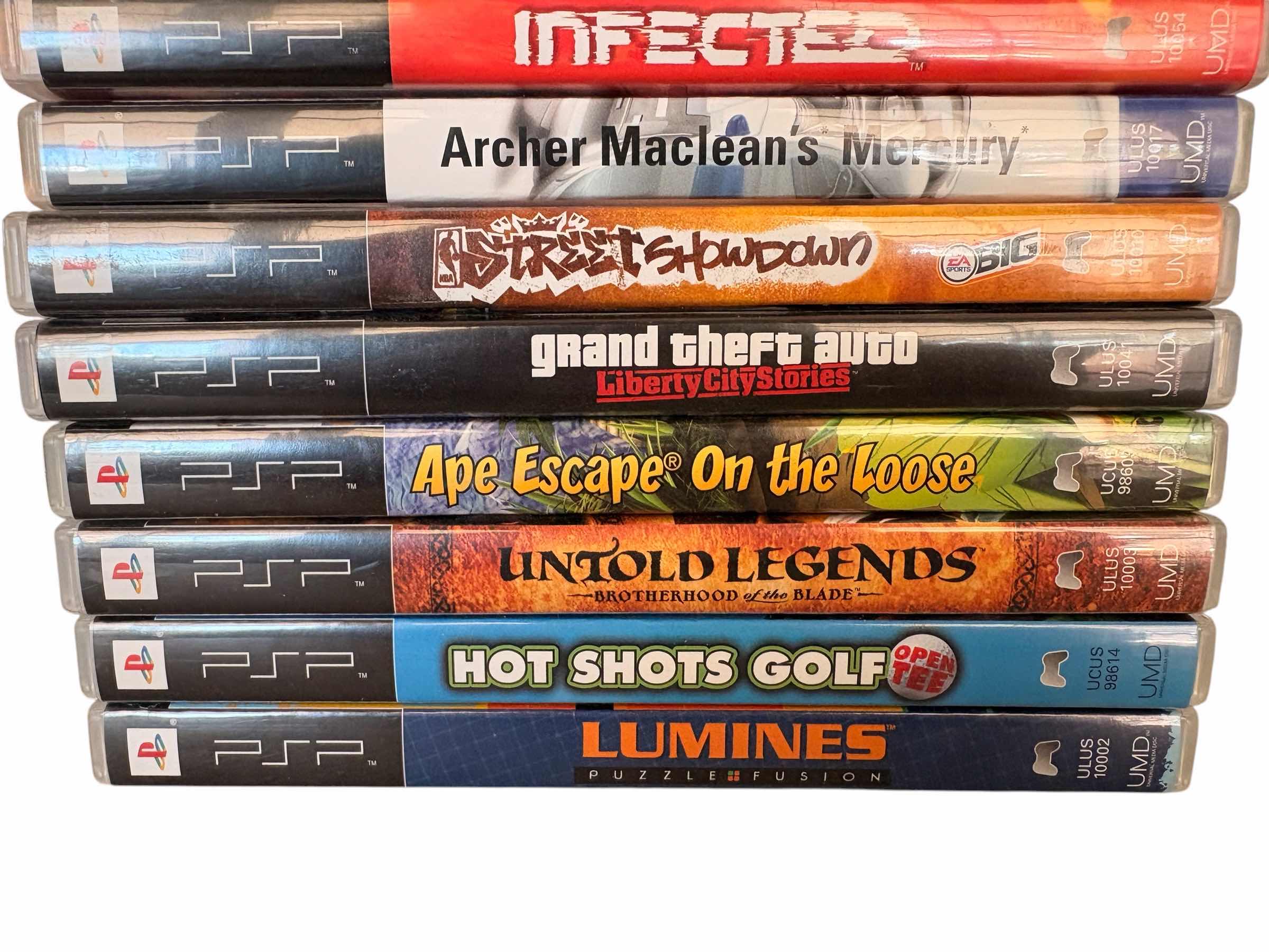 Photo 1 of (11)PCS PSP GAMES